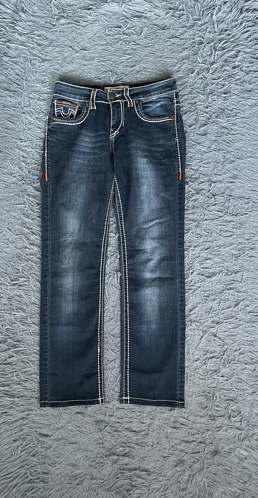 True Religion × Vintage True Religion Y2K vintage iconic denim pants jeans Size 27" / US 4 / IT 40 - 9 Thumbnail