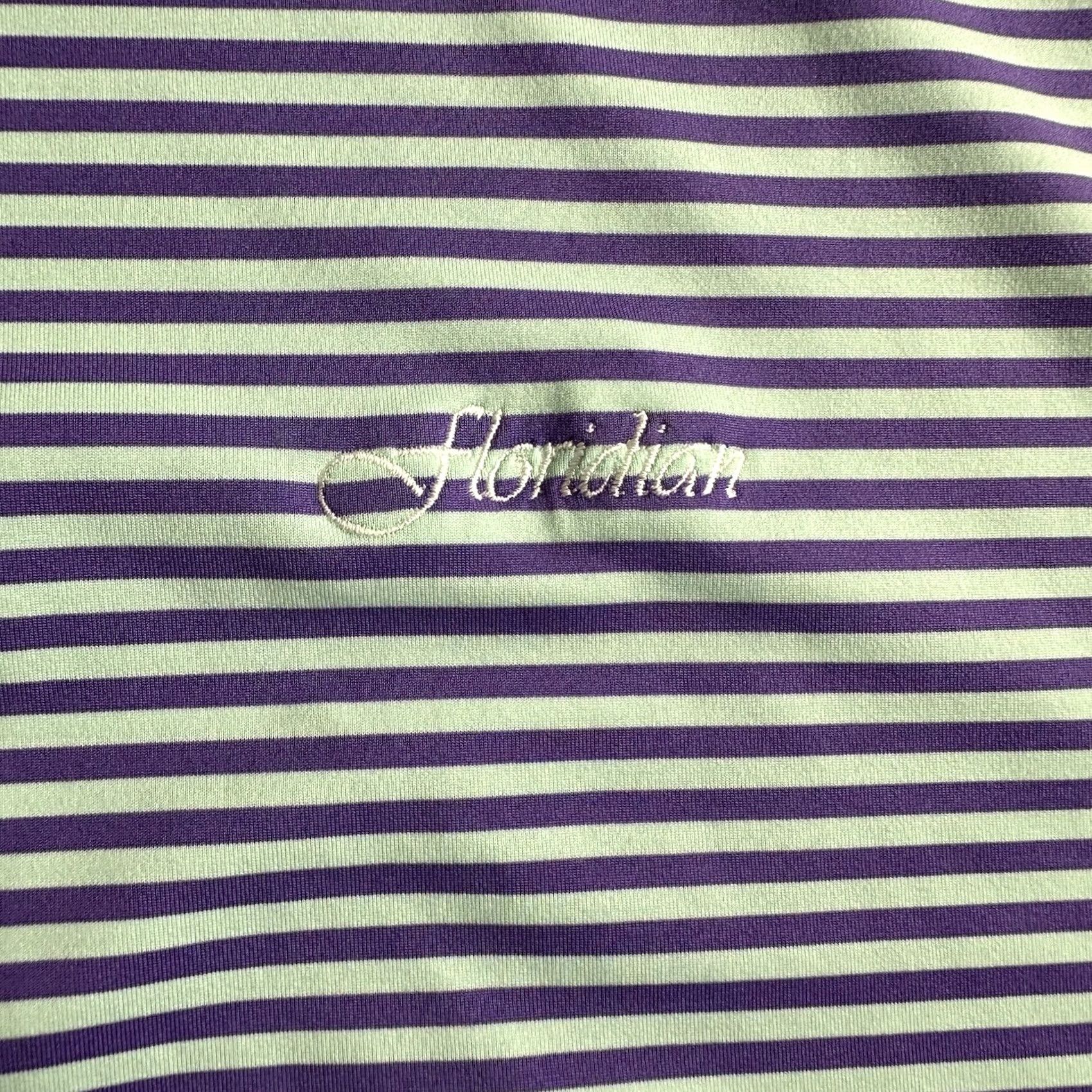 Peter Millar Peter Millar Summer Comfort Floridian Golf Polo Shirt Men XL Purple Stripe Size US XL / EU 56 / 4 - 6 Thumbnail