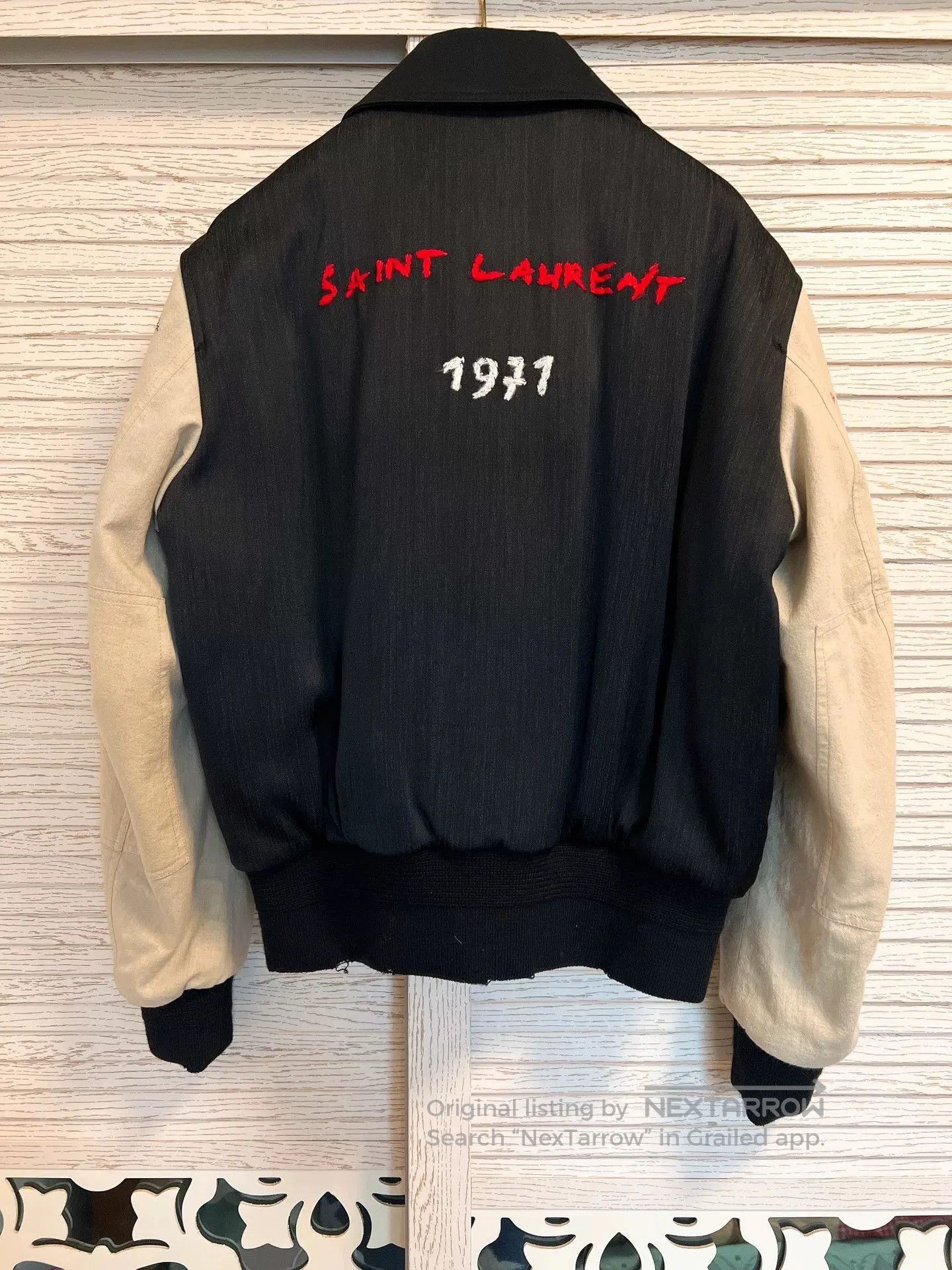 Saint Laurent Paris Saint Laurent SLP Embroidered Pilot Jacket. Size S / US 4 / IT 40 - 2 Thumbnail