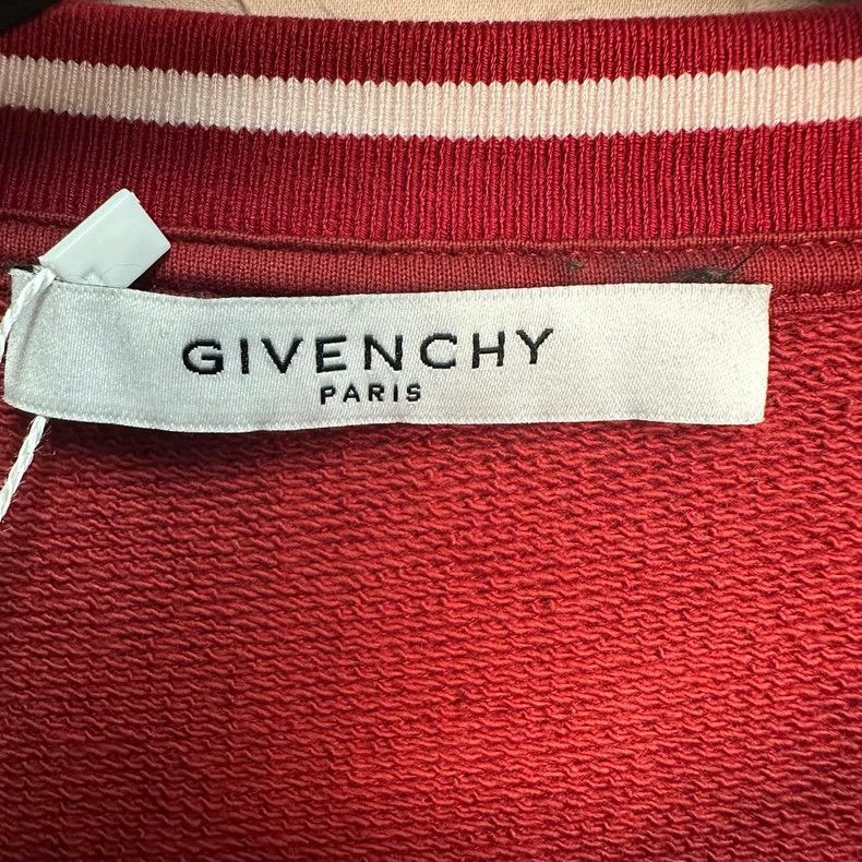 Givenchy Givenchy Red Embroidered Letter Hoodie Size US XXL / EU 58 / 5 - 3 Thumbnail