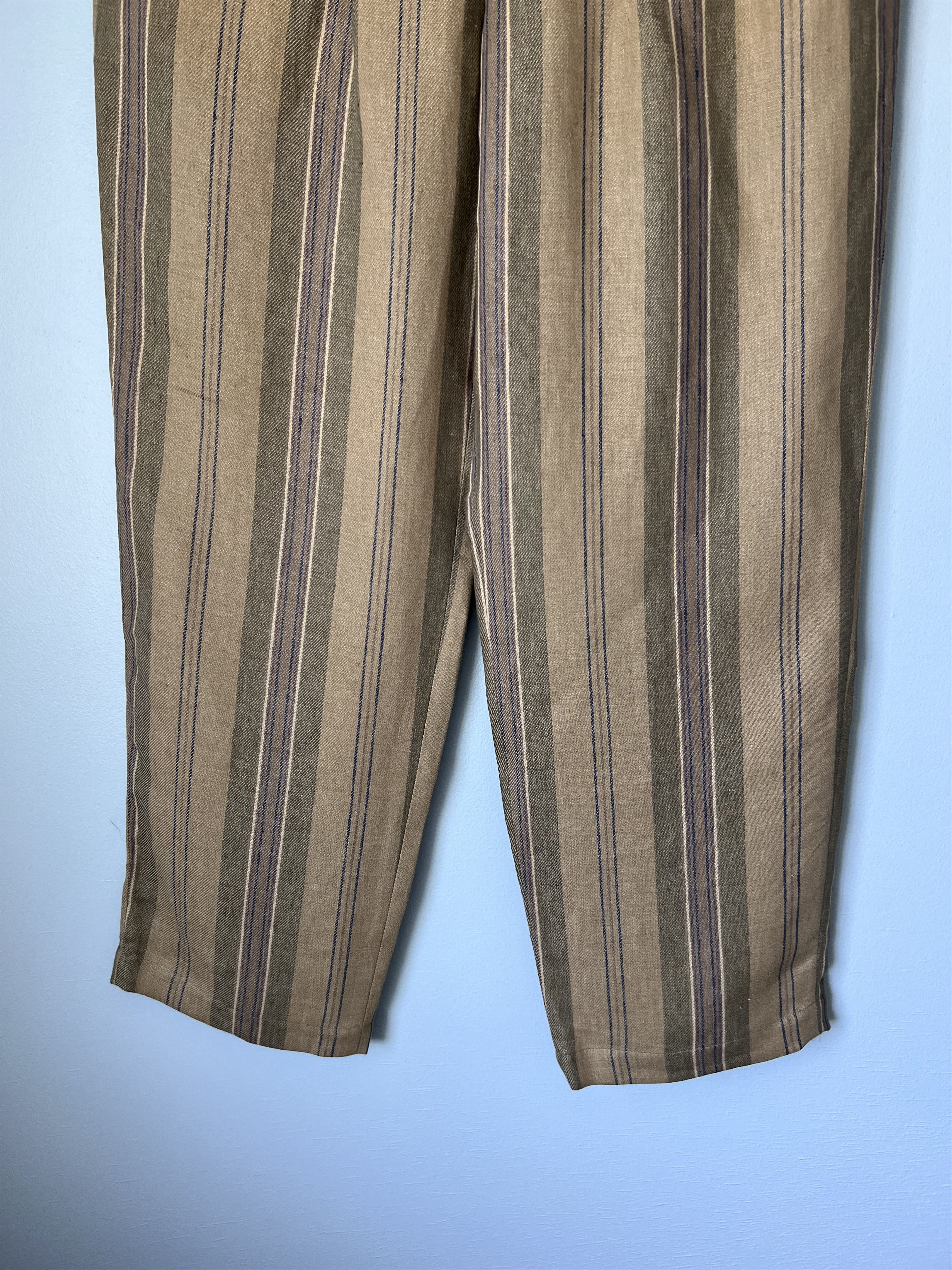 Noah Noah Linen Double Pleated Pants in Brown Size US 36 / EU 52 - 3 Thumbnail
