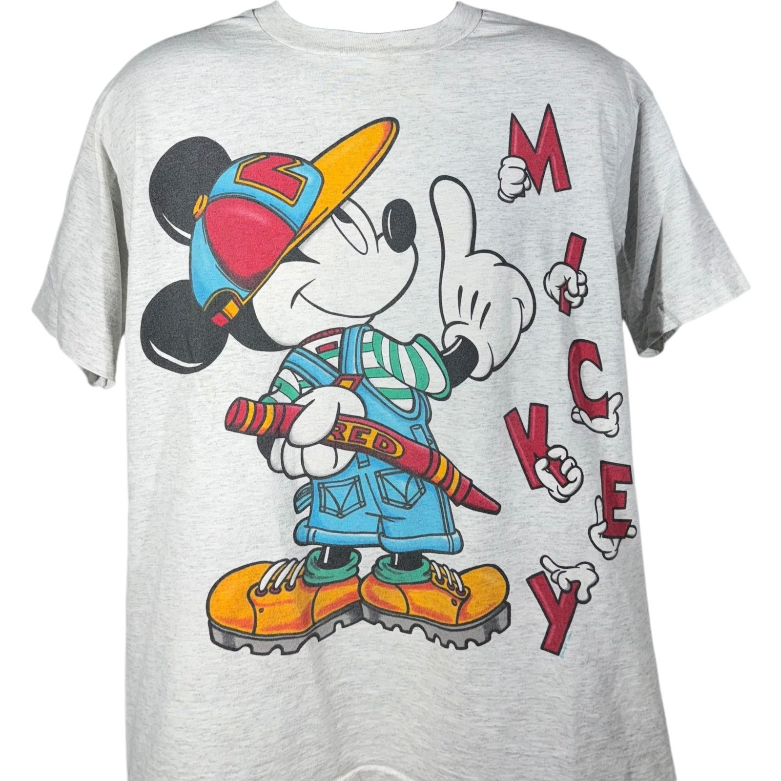 Mickey Unlimited Vintage Disney Mickey Mouse Jumbo Print Tee 90s Size US XL / EU 56 / 4 - 2 Thumbnail