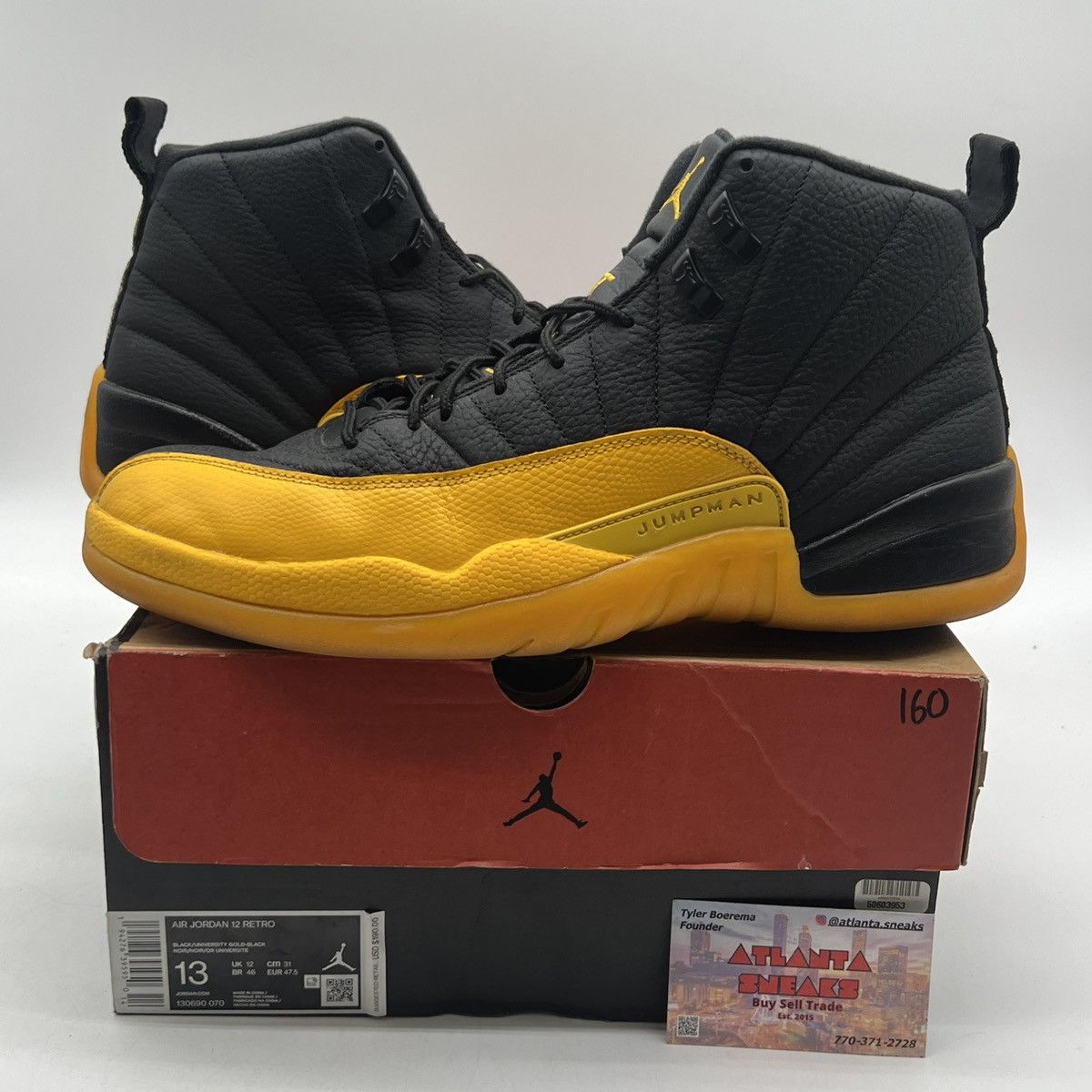 Air Jordan 12 university gold