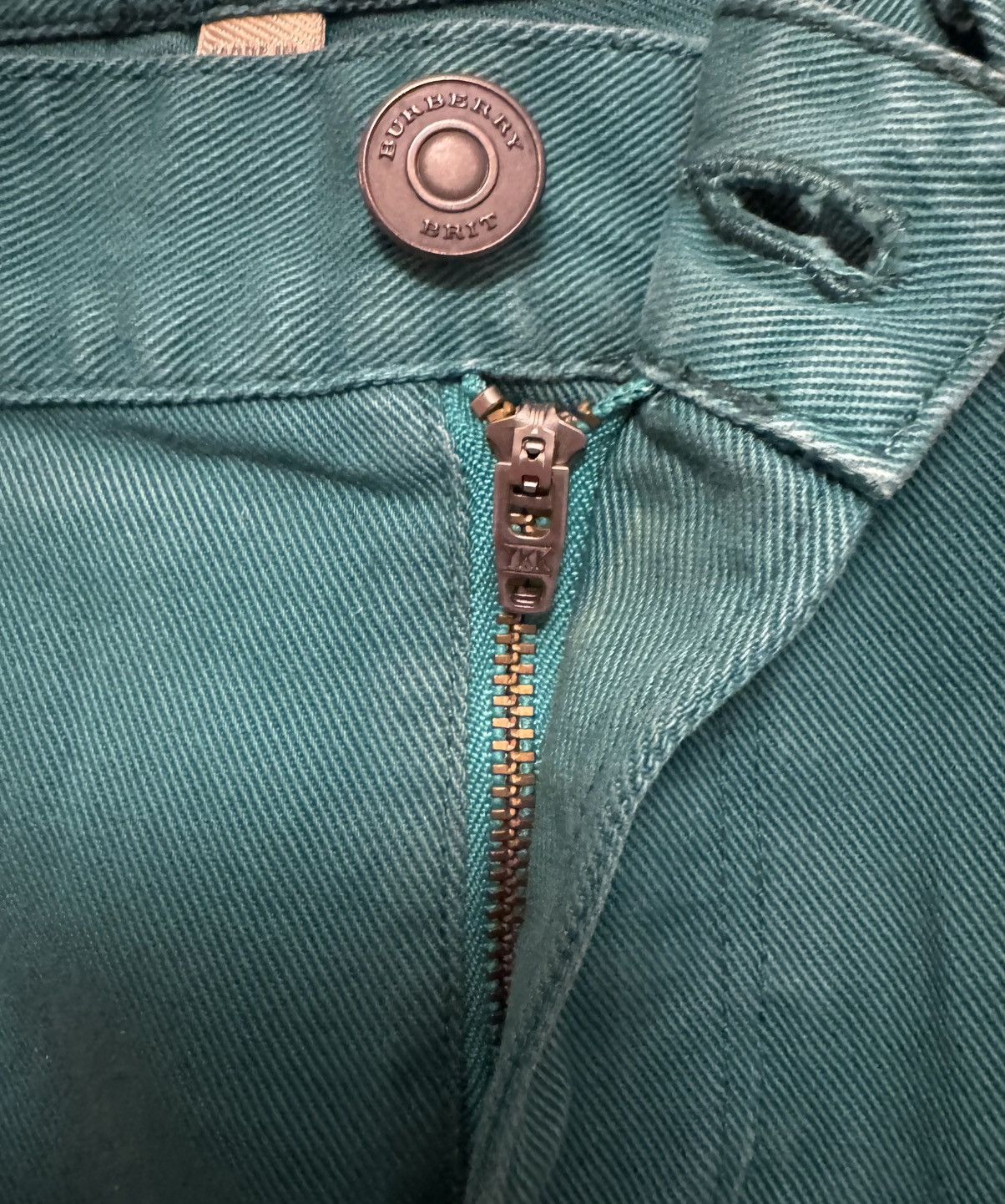 Burberry Burberry Brit Slim Fit Jeans - Teal / Emerald Green Size US 32 / EU 48 - 6 Thumbnail