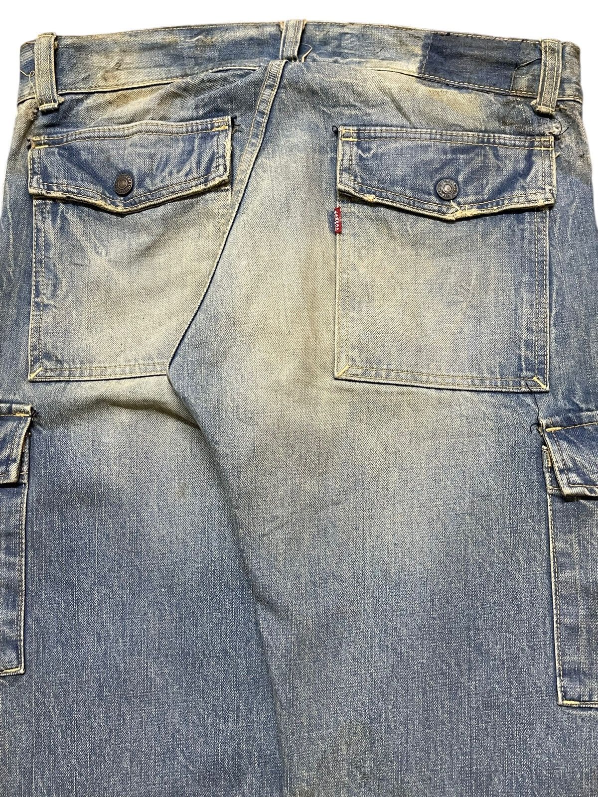 Hysteric Glamour Vintage Japan Gowest Faded Wash Mud Dirty Style Loose Jeans Size US 32 / EU 48 - 6 Thumbnail
