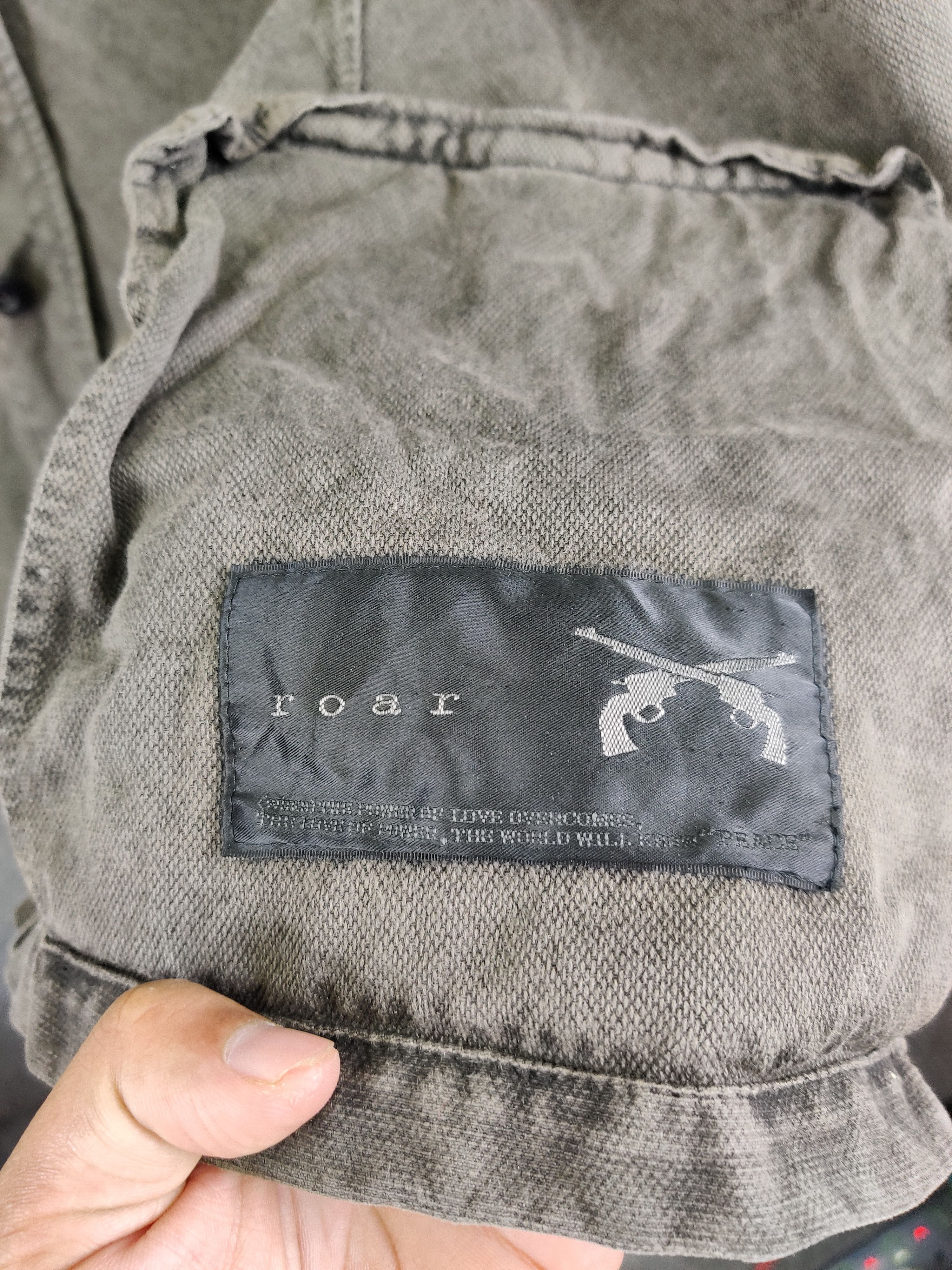 Roar Guns Love And Peace Freedom Military Utility Jacket