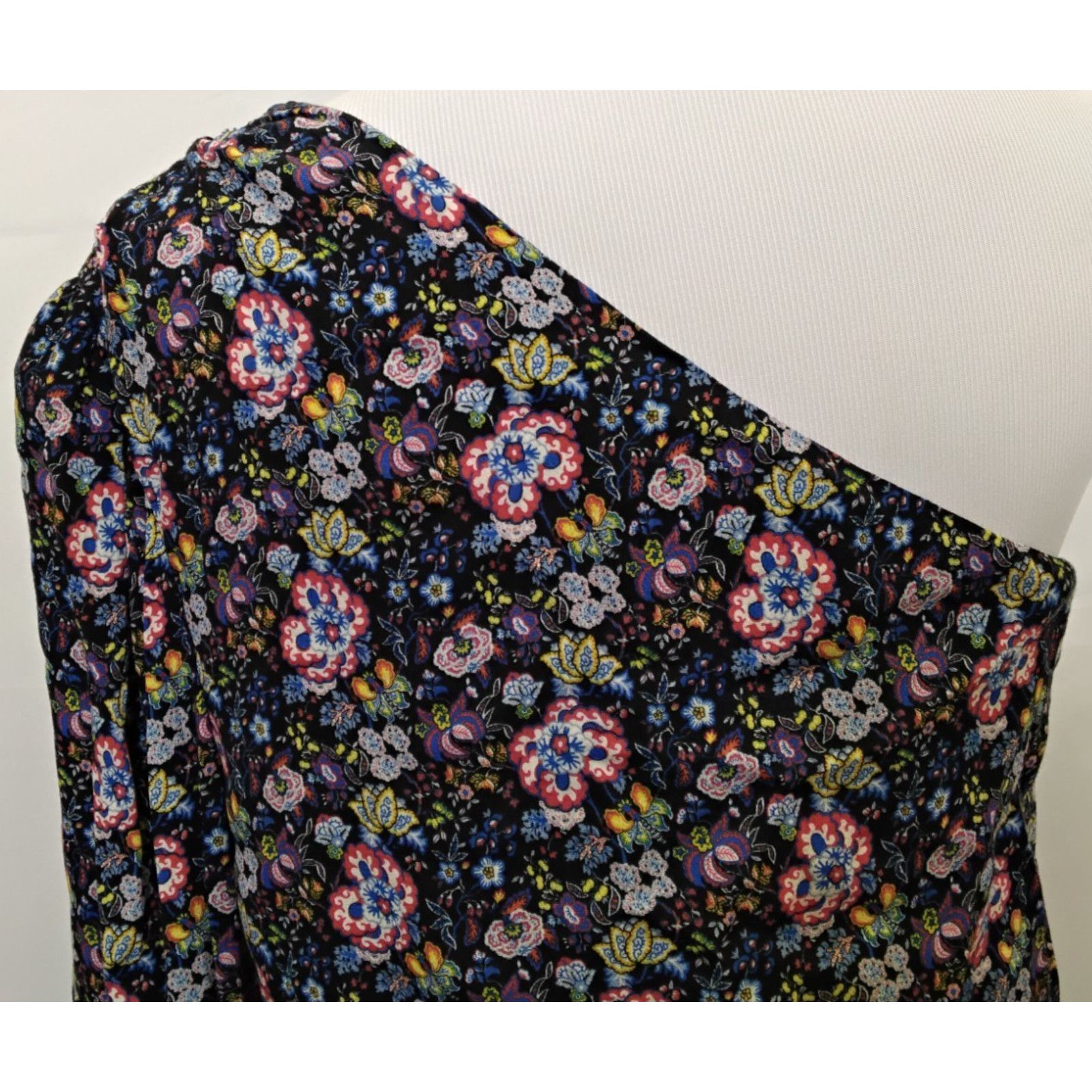 Frame FRAME One Shoulder Top Women's Medium Floral Print Size M / US 6-8 / IT 42-44 - 6 Thumbnail