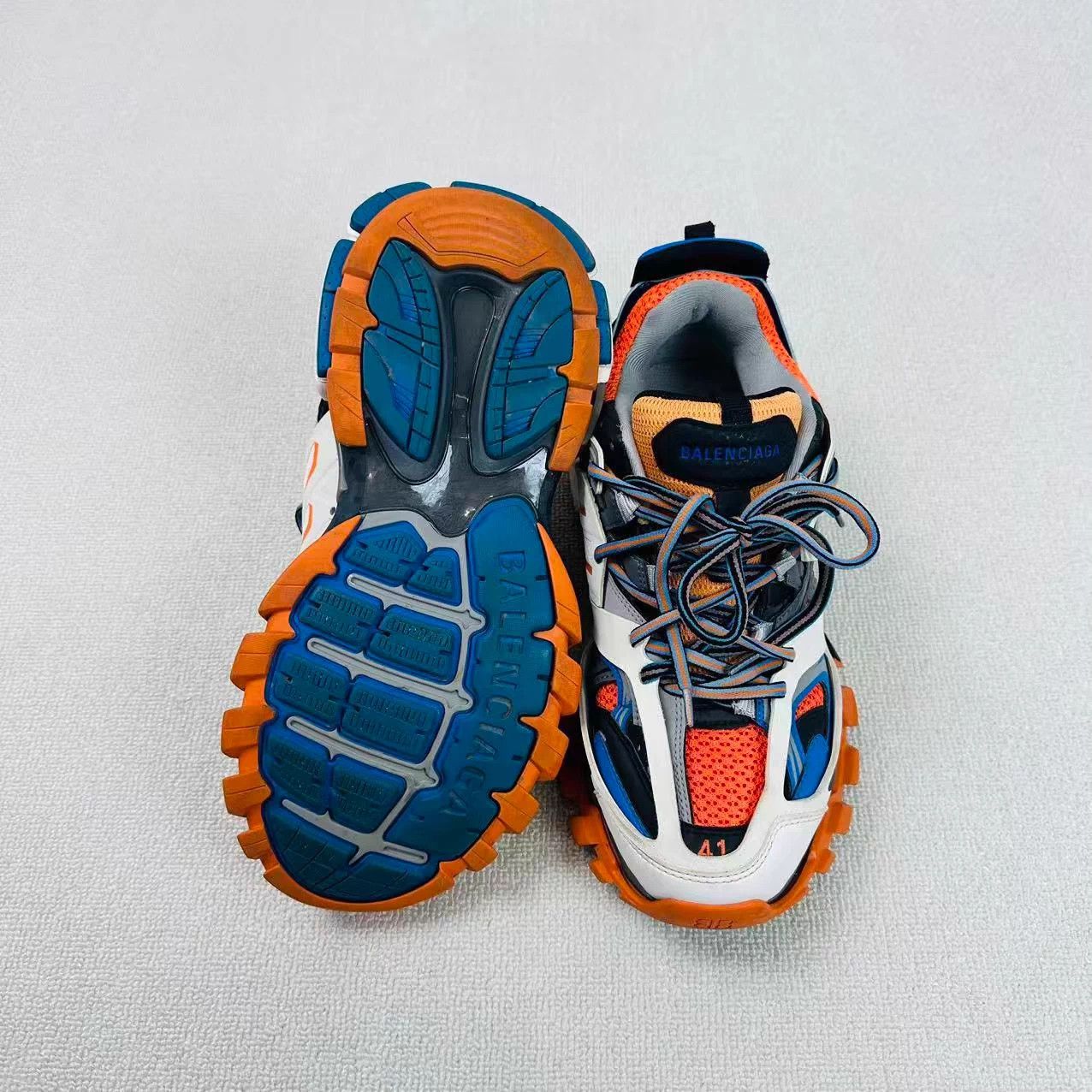 Balenciaga Balenciaga Track White Orange Dad Shoe 41 Size US 9 / EU 42 - 5 Thumbnail