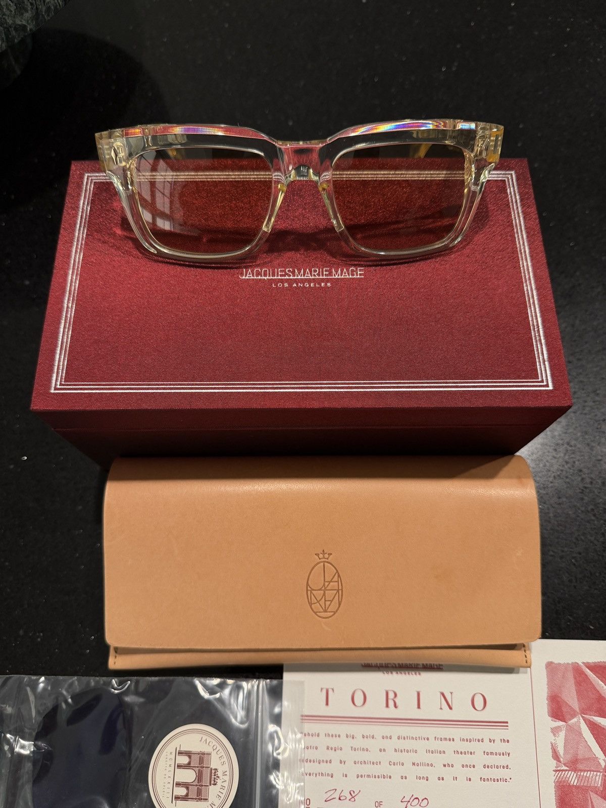 Jacques Marie Mage Jacques Marie Mage - Torino Sunglasses Size ONE SIZE - 4 Thumbnail