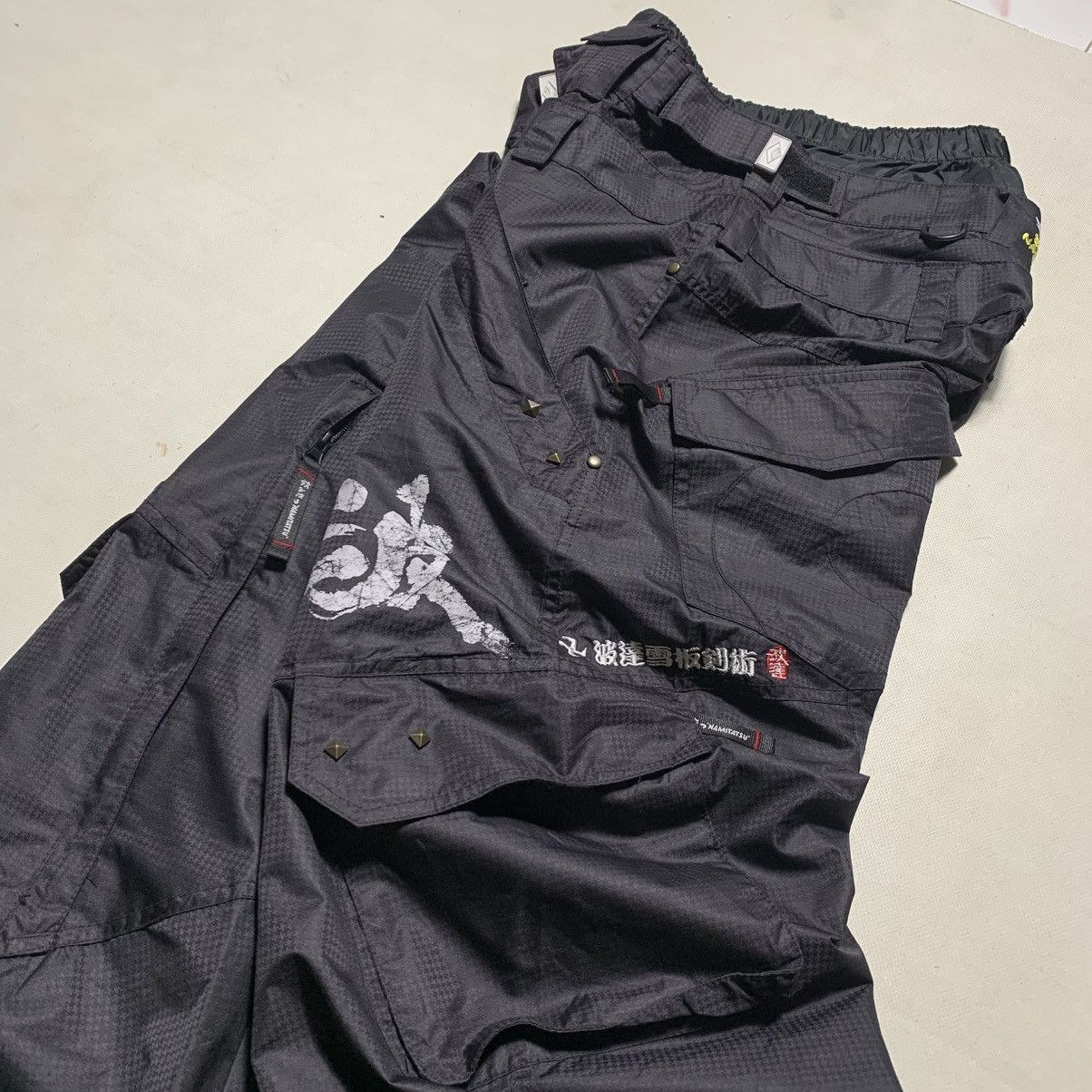 Japanese Brand Namitatsu Curve Bondage Ifsix Goa Vkeii Boro Y2k Lgb Style Size US 31 - 25 Thumbnail