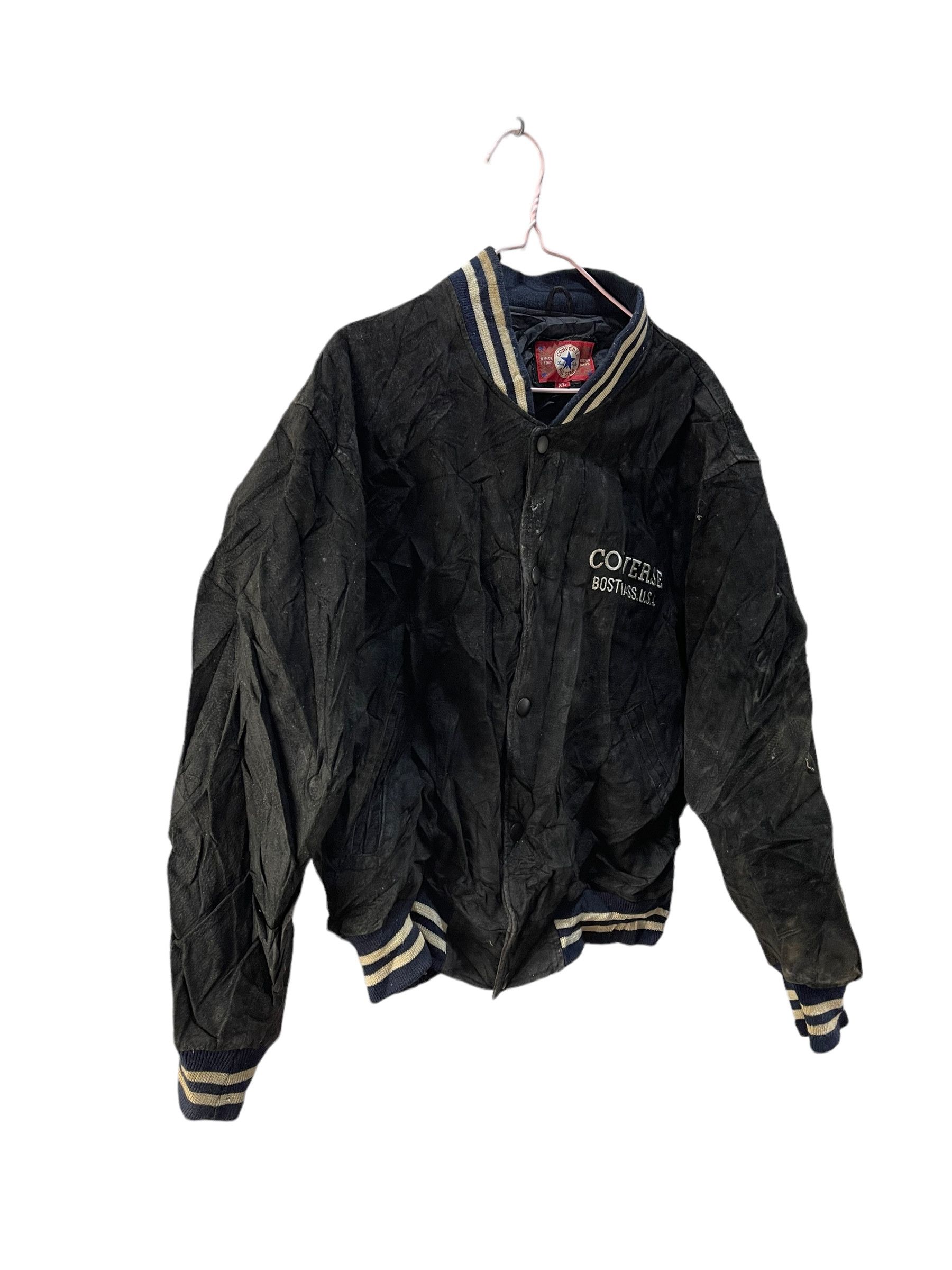 Converse Vintage Converse Chuck Taylor Pig Leather Varsity Jacket Size US M / EU 48-50 / 2 - 4 Thumbnail