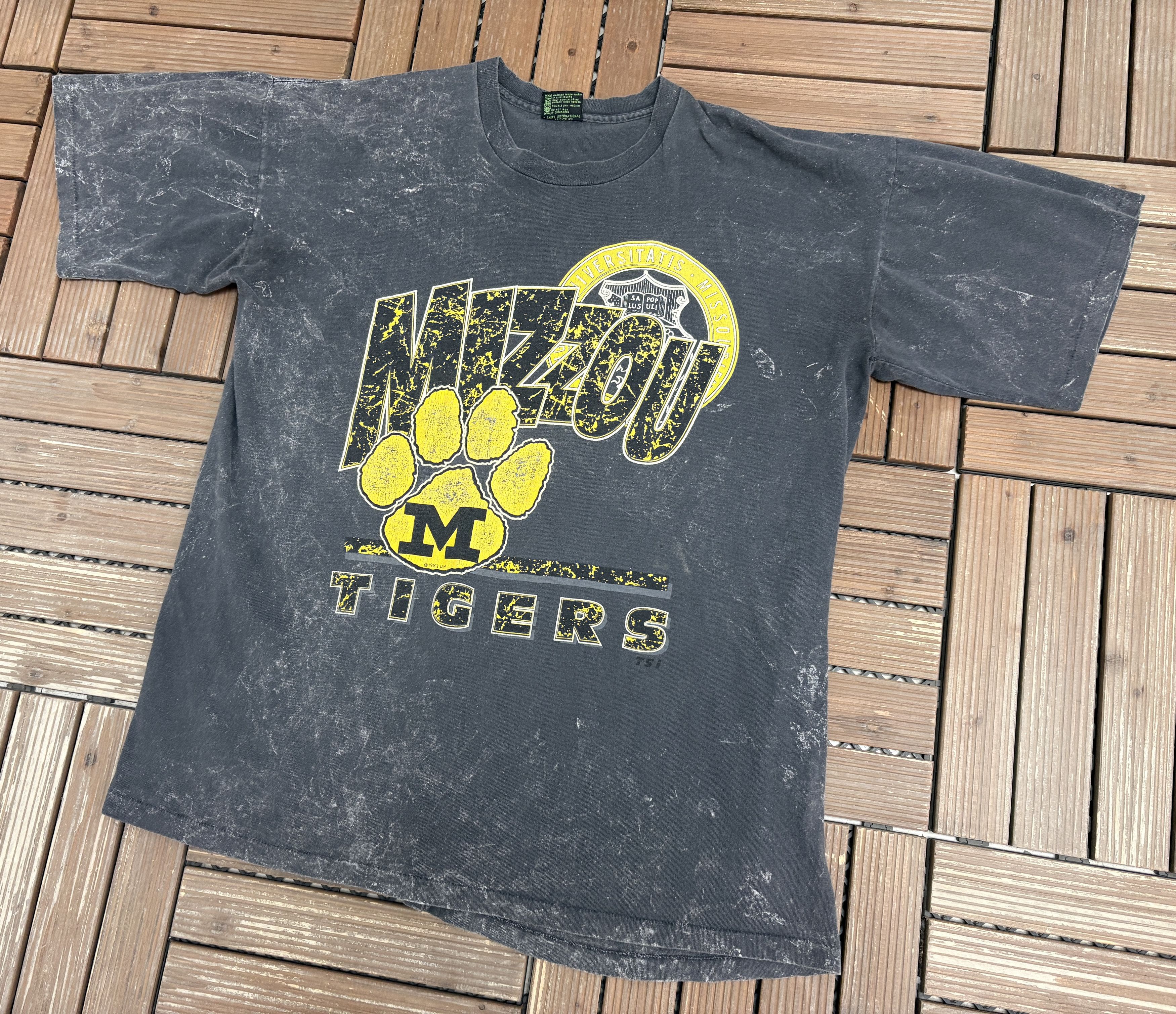 Vintage Missouri Tigers Vintage Grey T-Shirt Tee Size US XL / EU 56 / 4 - 3 Thumbnail