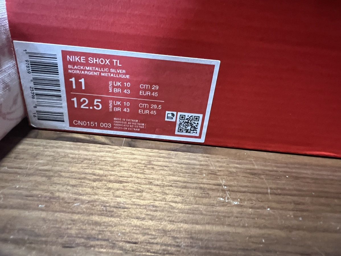Nike Nike Shox TL Black/University Red Men’s Size 11 Sneakers Size US 11 / EU 44 - 11 Thumbnail