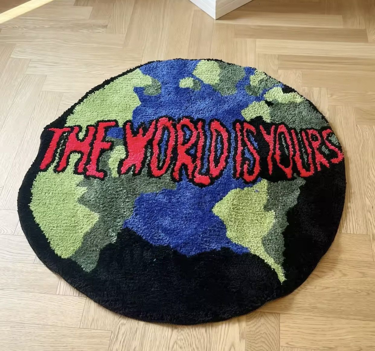 Japanese Brand × Vintage Anti-Slip Soft Cushion Pad Bedside Carpet Rug Size ONE SIZE - 5 Thumbnail