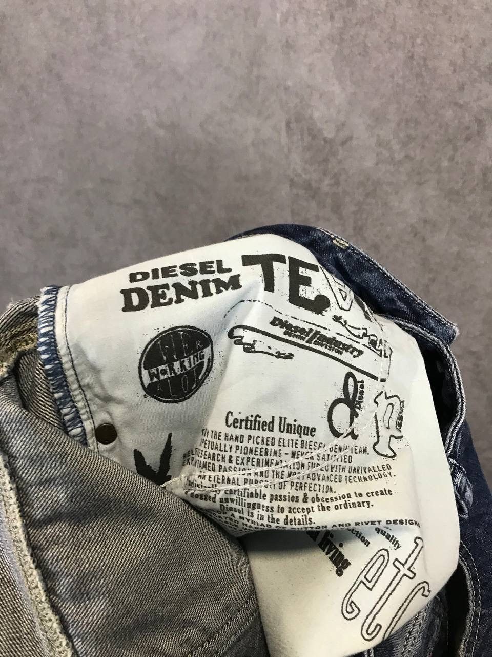 Diesel Diesel distressed denim designer bravefort jeans Size US 32 / EU 48 - 7 Thumbnail