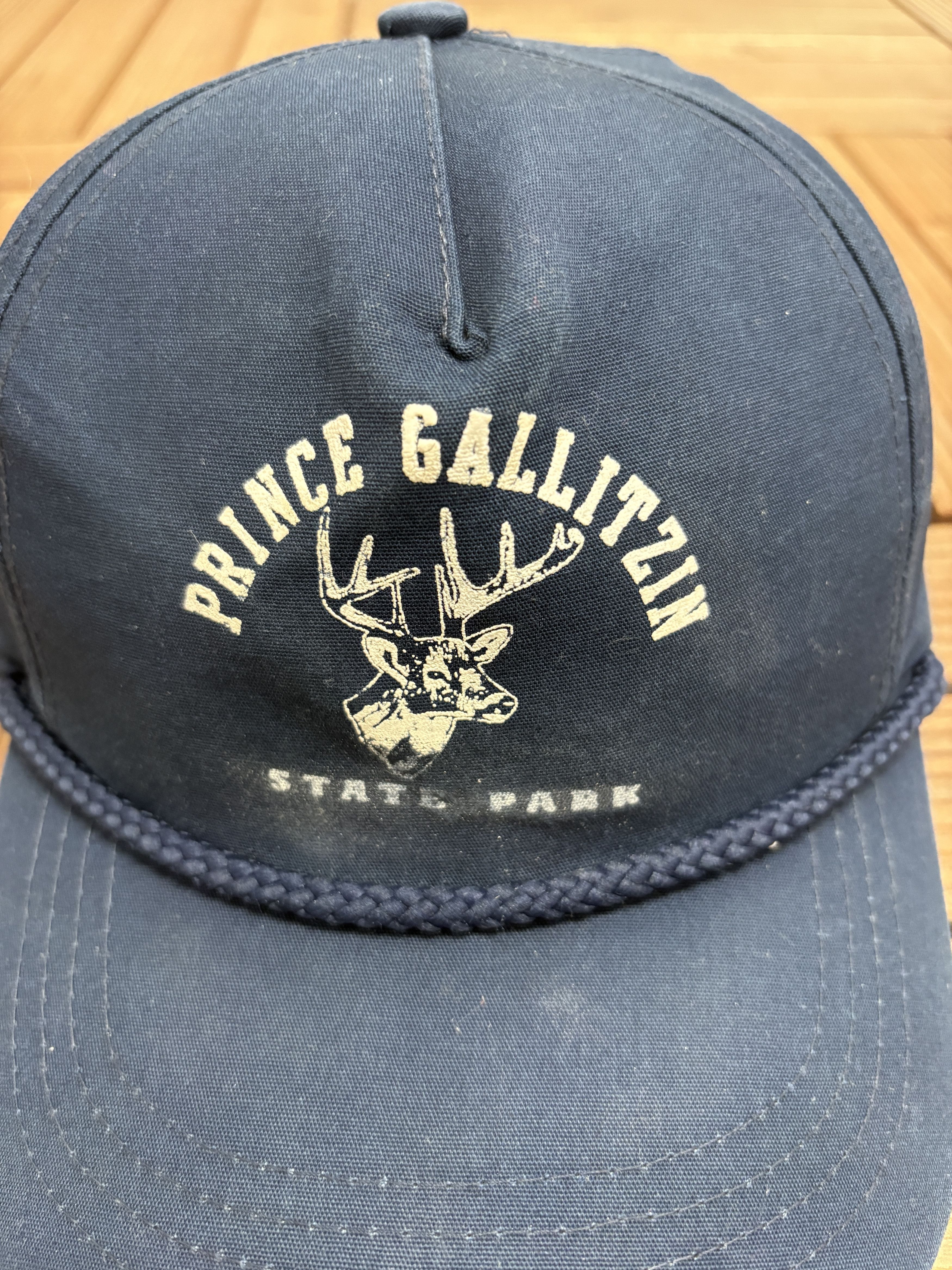 Vintage Prince Gallitzin State Park Vintage Blue Snap Back Hat Cap Size ONE SIZE - 3 Thumbnail