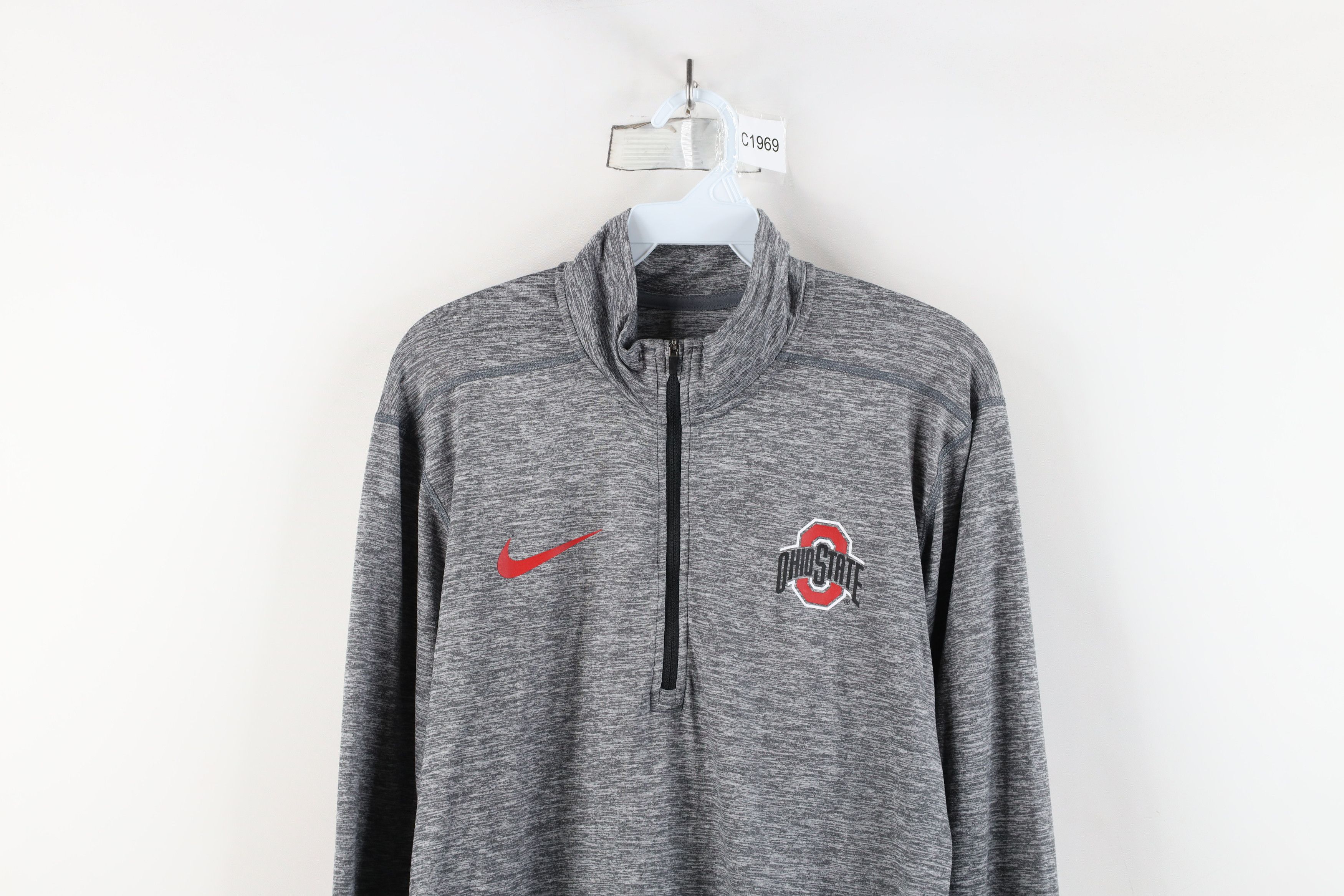 Nike × Vintage Nike Ohio State University Half Zip Pullover Top Jacket Size US S / EU 44-46 / 1 - 2 Thumbnail