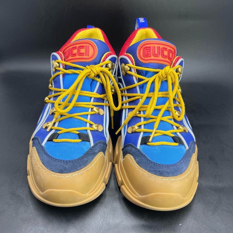 Gucci Gucci Flashtrek Low-Top Casual Sneakers for Men - Size US 8.5 / EU 41-42 - 2 Thumbnail