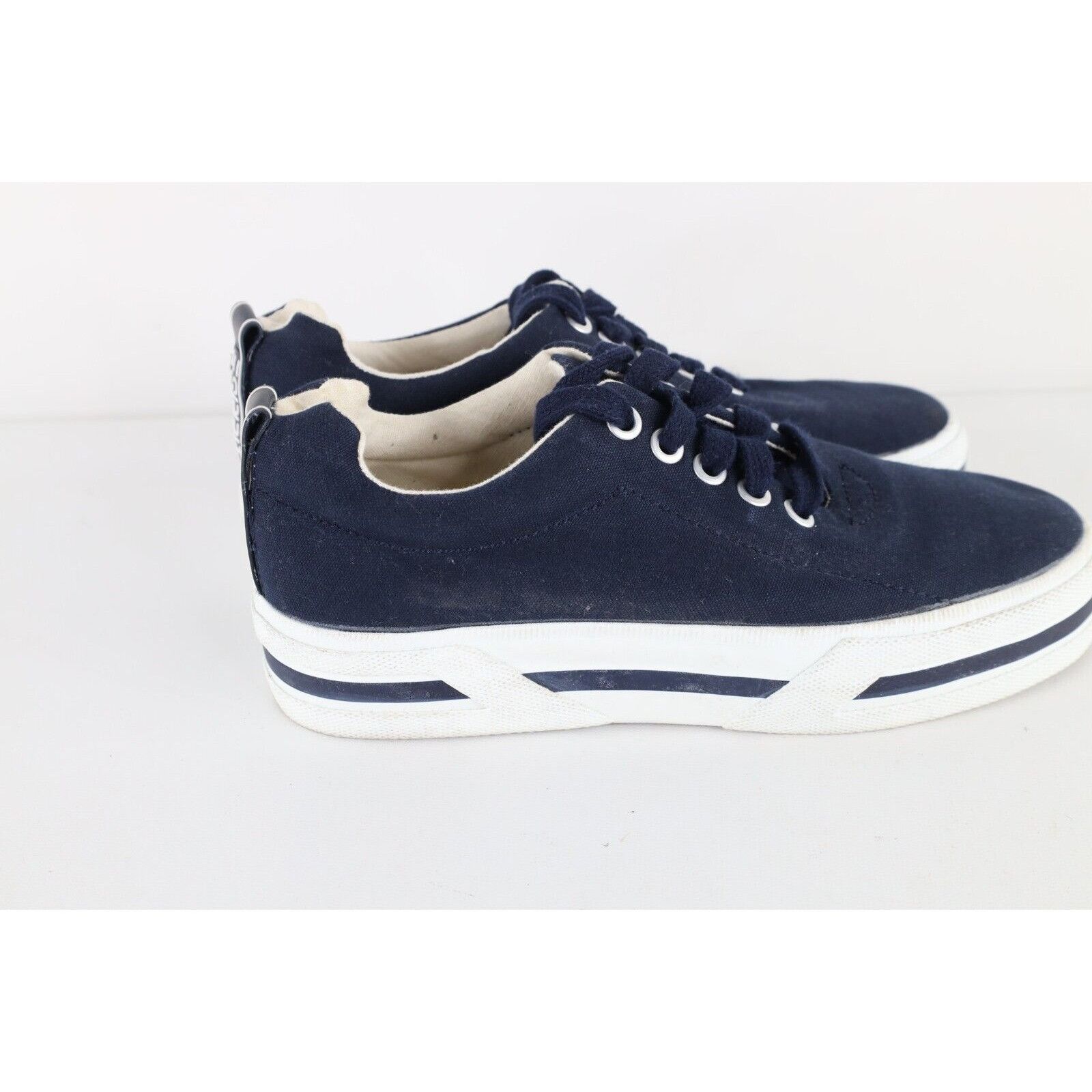 Esprit × Vintage Vintage 90s Esprit Spell Out Canvas Platform Shoes Size US 9.5 / IT 39.5 - 3 Thumbnail