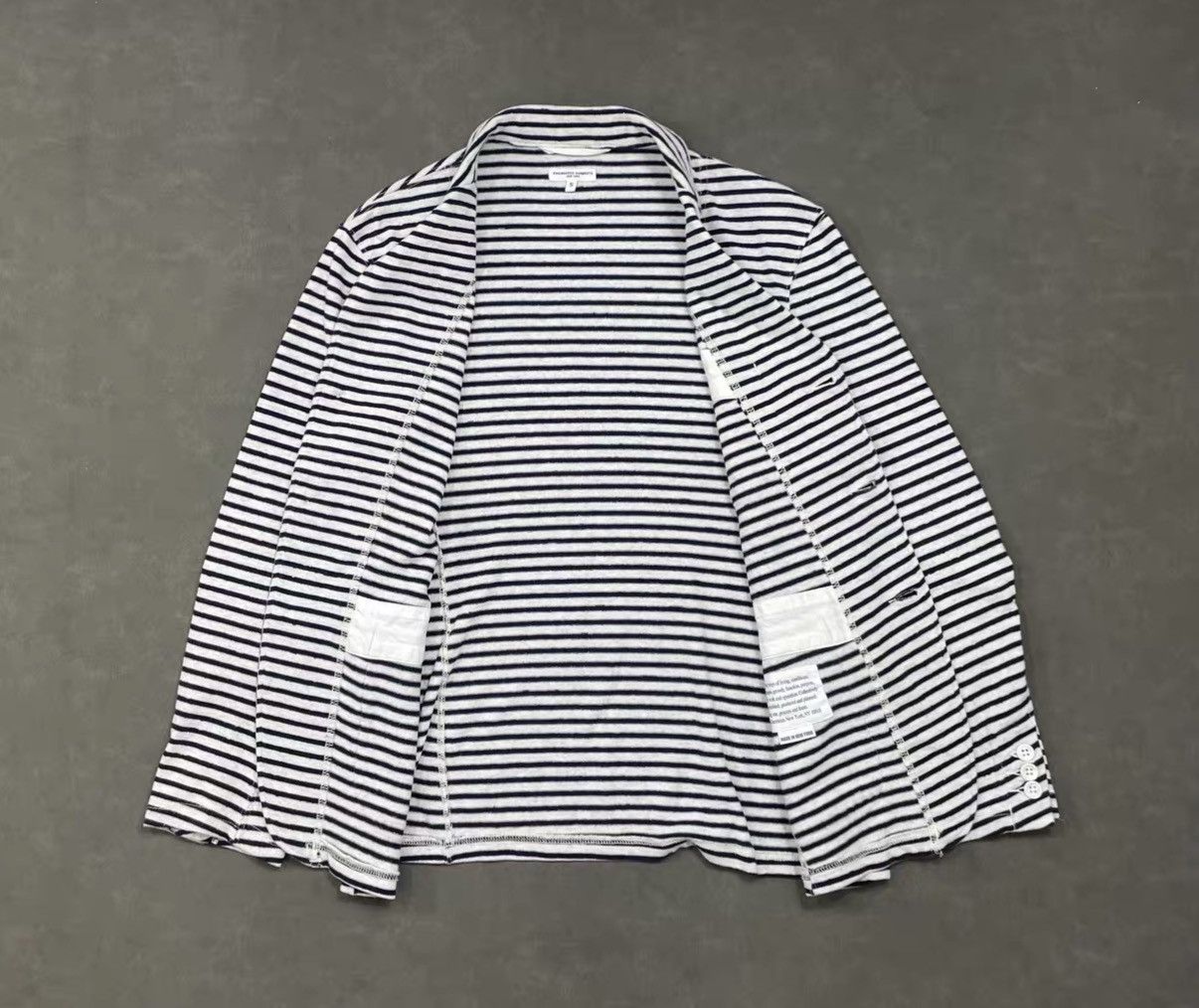 Engineered Garments ENGINEERED GARMENTS EG Striped Knit Cardigan J16 Size US S / EU 44-46 / 1 - 5 Thumbnail