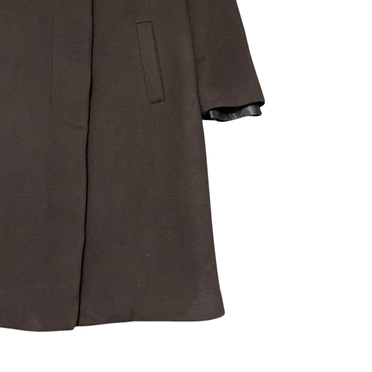 Viktor & Rolf Viktor & Rolf Wool Double Leather Collar Long Coat Size US S / EU 44-46 / 1 - 4 Thumbnail