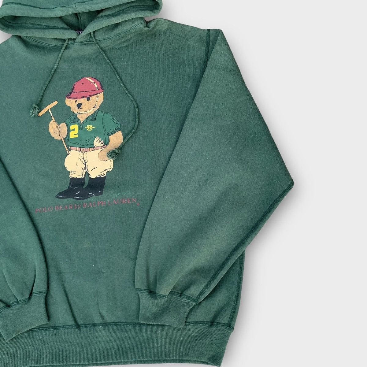 Polo Ralph Lauren Vintage 90s Polo Bear Ralph Lauren Hoodie Size L / US 10 / IT 46 - 5 Thumbnail