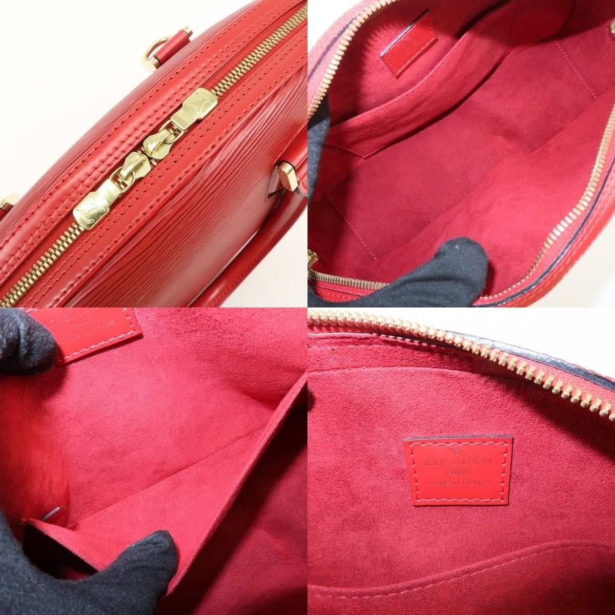 Louis Vuitton Louis Vuitton Epi Jasmine Satchel Red Size ONE SIZE - 7 Thumbnail