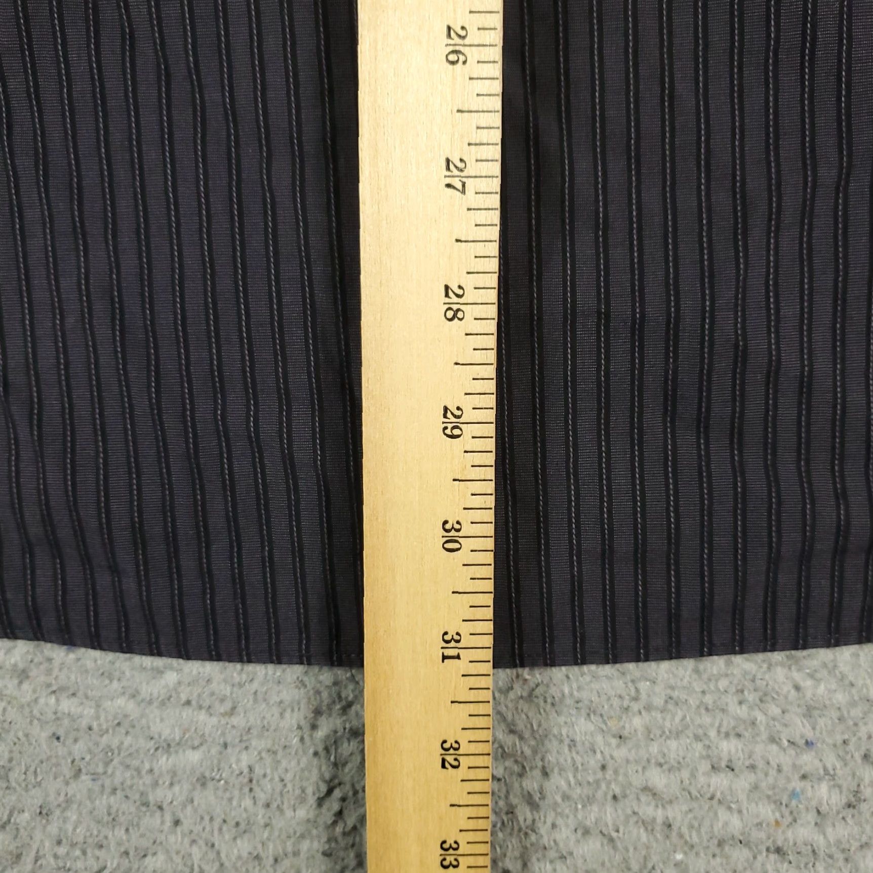 Vintage VINTAGE Jhane Barnes Shirt Mens 2XL Gray Striped Button-Up Long Sleeve Casual Business Formal Party/Cocktail Workwear Mens Size US XXL / EU 58 / 5 - 6 Thumbnail