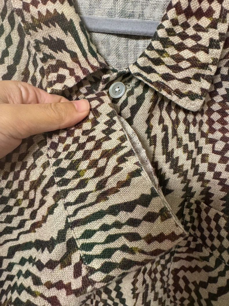 Our Legacy Our Legacy size50 A linen floral shirt Size US M / EU 48-50 / 2 - 4 Thumbnail