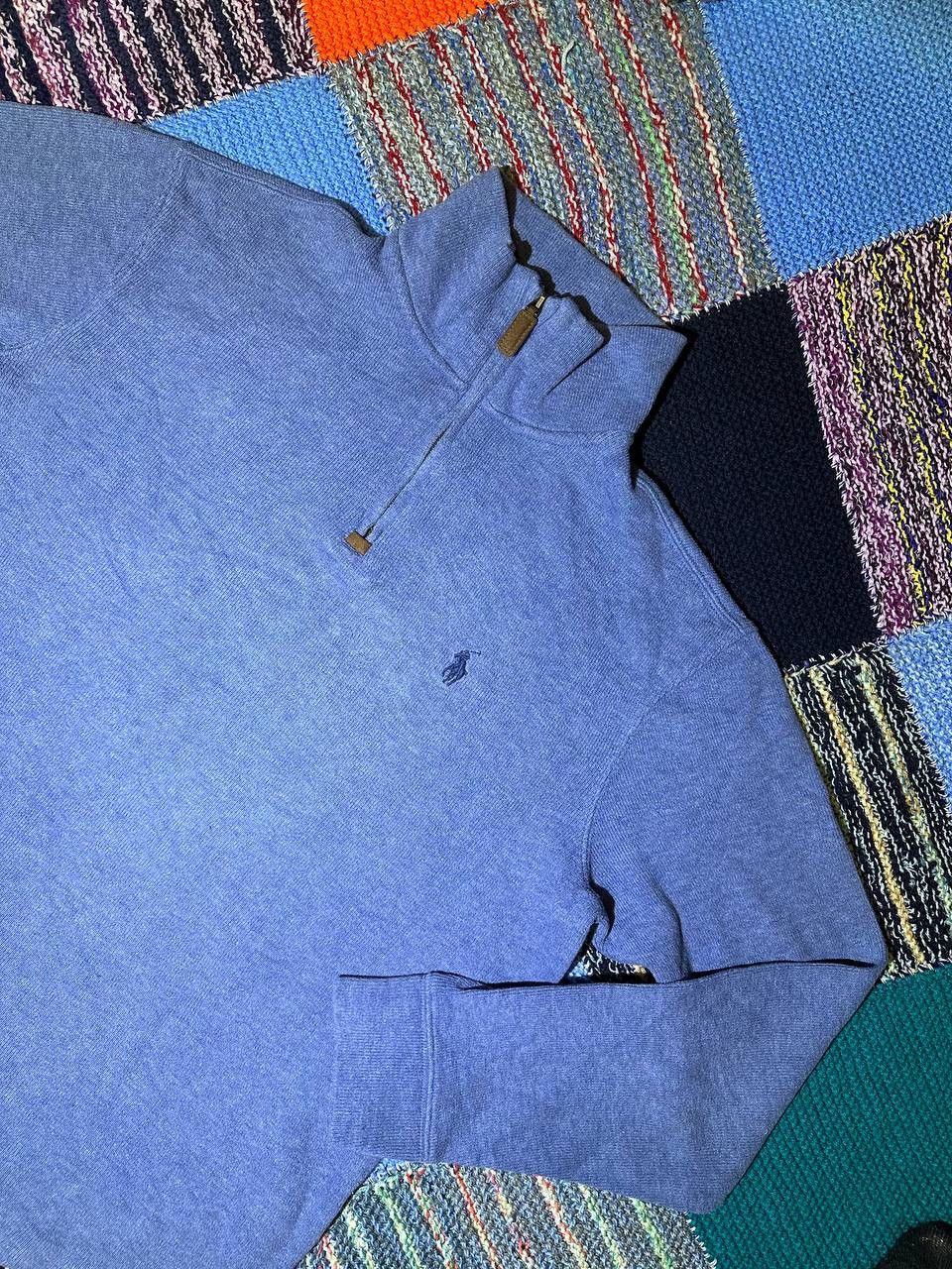 Polo Ralph Lauren × Vintage Polo RL Estate Rib 1/4 Quarter Zip Sweater Sweatshirt S size Size US S / EU 44-46 / 1 - 2 Thumbnail