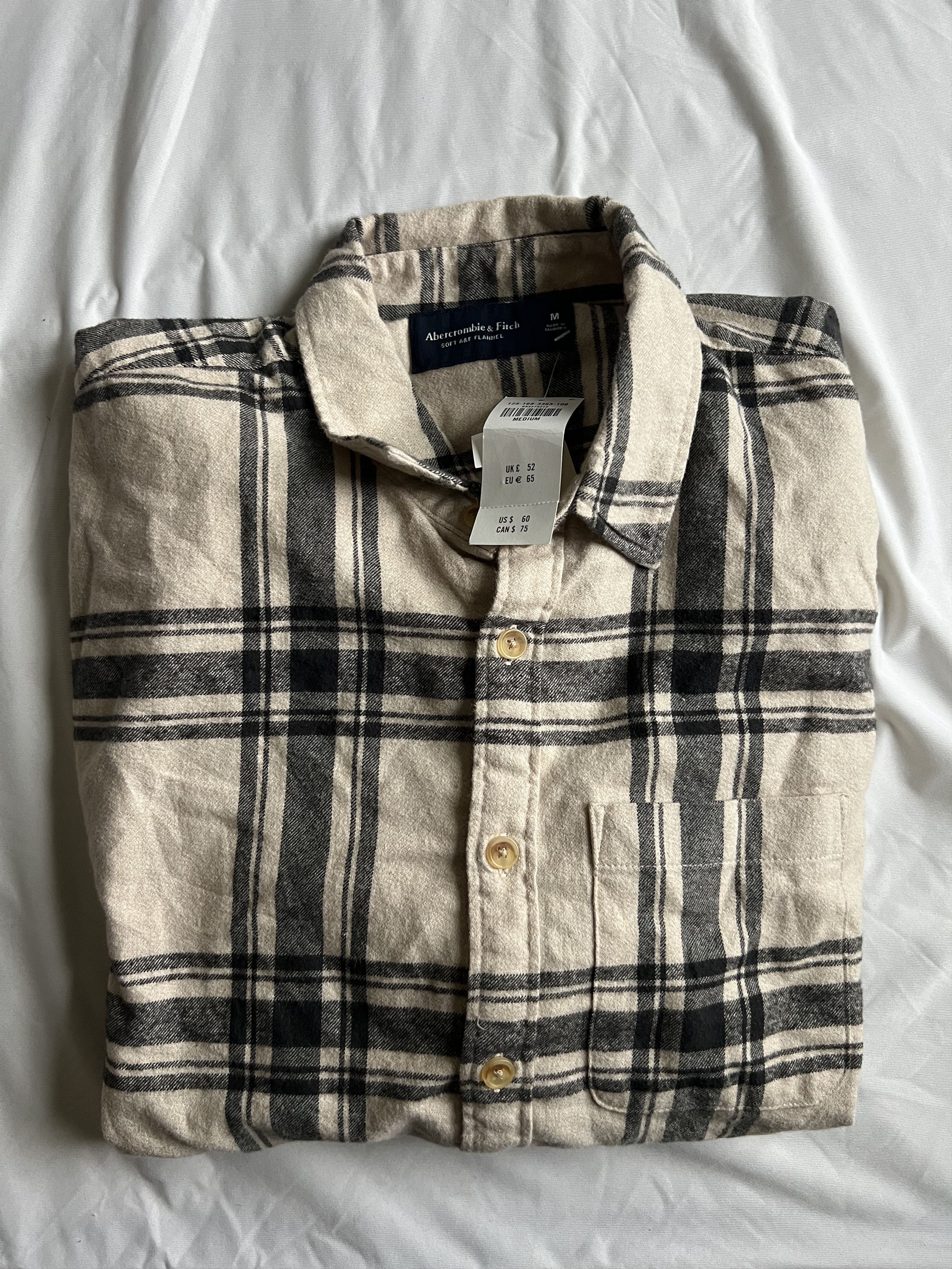 Abercrombie & Fitch Abercrombie & Fitch Flannel Button Up Shirt medium $75 Size US M / EU 48-50 / 2 - 2 Thumbnail