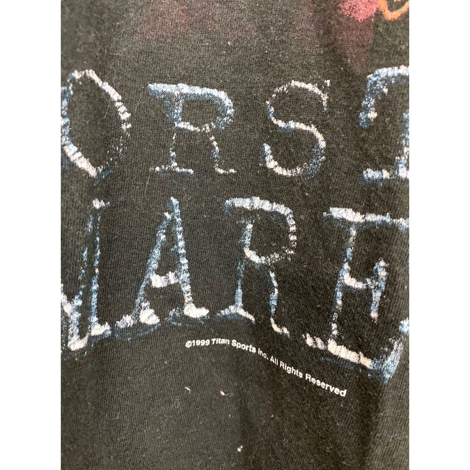 Vintage VTG 1999 Undertaker & Kane WWE Your Worst Nightmare T-Shirt XXL Black Mens Sleeveless Shirt Size US XXL / EU 58 / 5 - 2 Thumbnail
