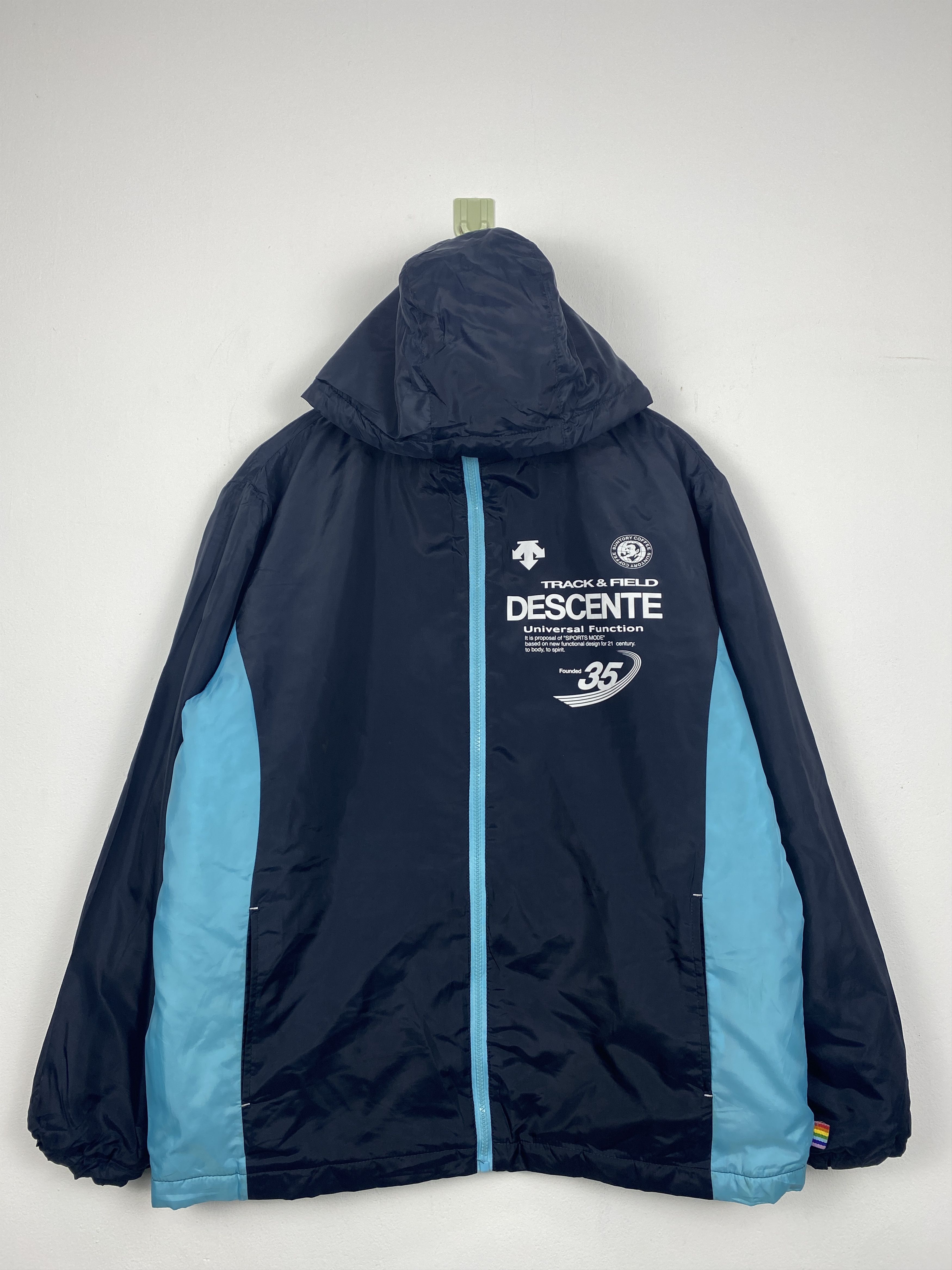 Descente Vintage Suntory Coffee X Descente Zipper Ups Jacket AH0074 Size US L / EU 52-54 / 3 - 1 Thumbnail