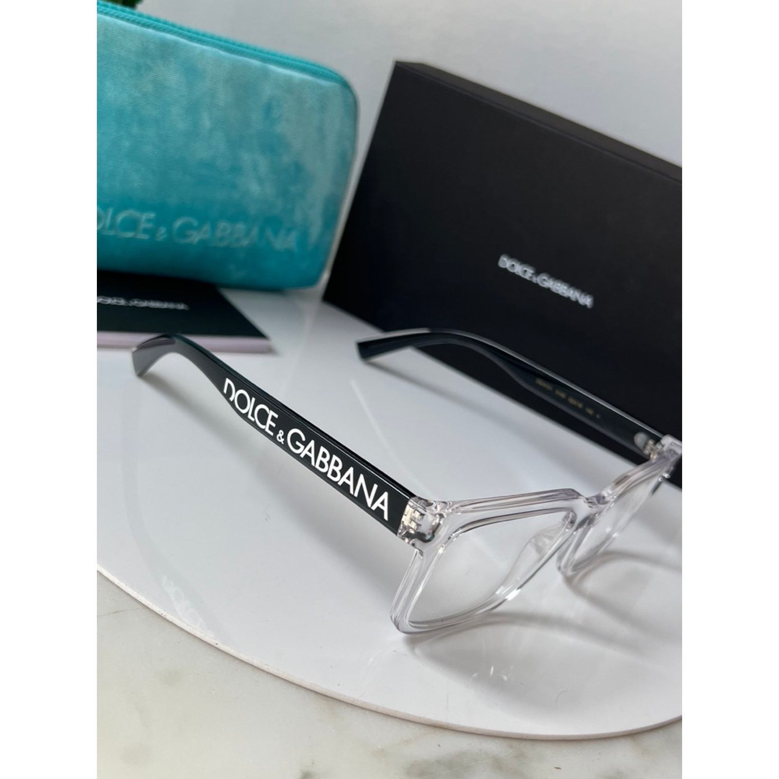 Dolce & Gabbana NEW Dolce Gabbana DG5101 Clear Logo Eyeglasses Frames Size ONE SIZE - 7 Thumbnail