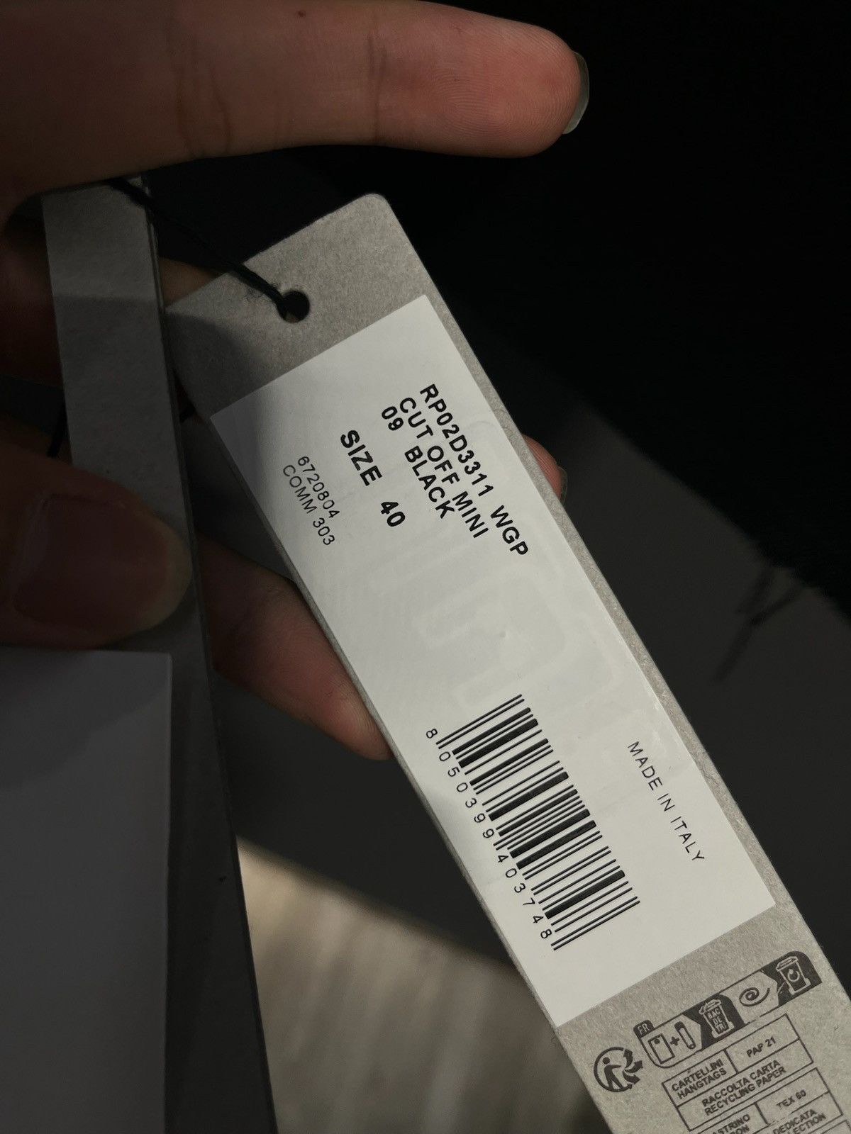 Rick Owens Rick Owens cut off mini Size 27" / US 4 / IT 40 - 3 Thumbnail
