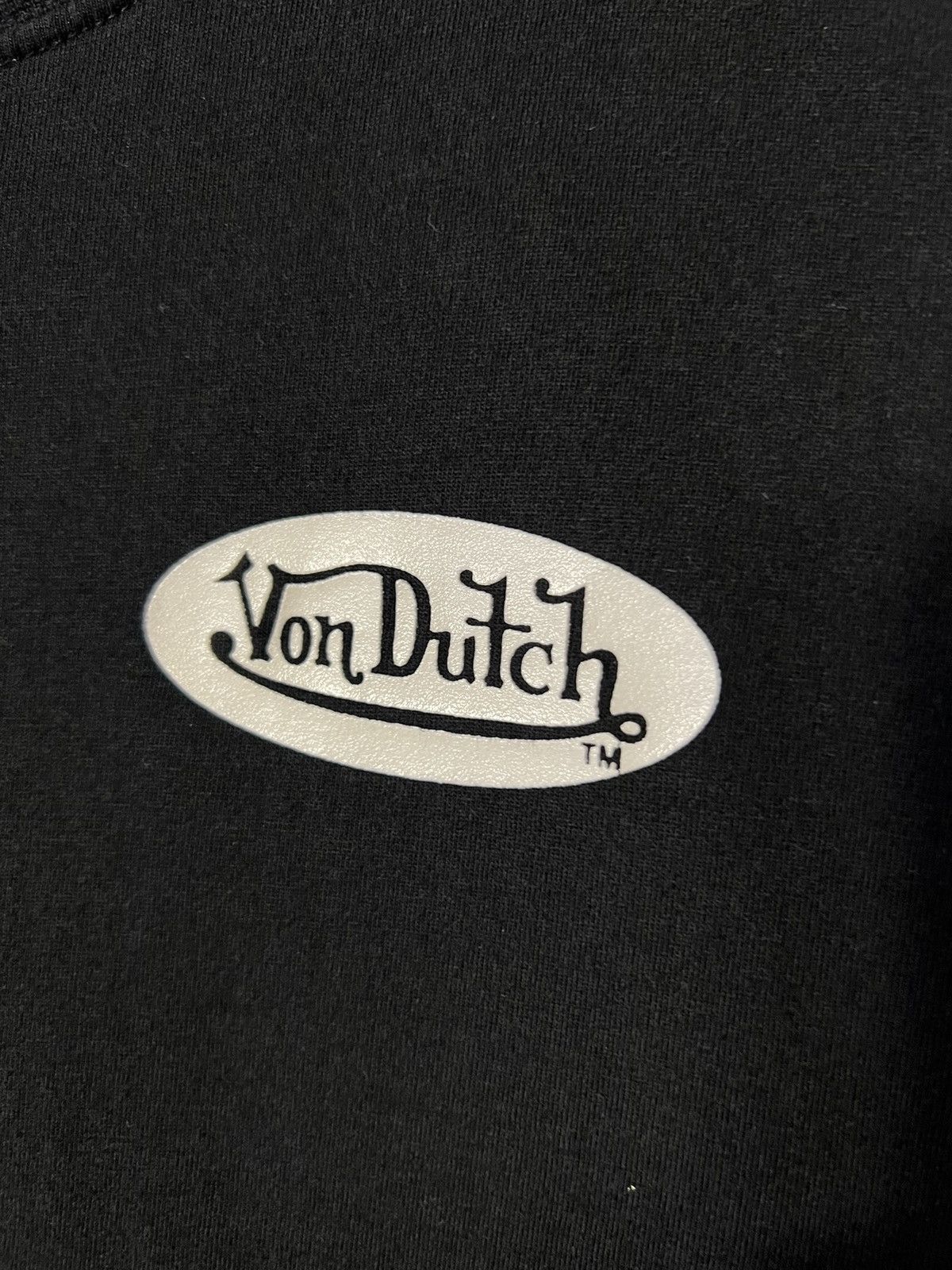 Vintage × Von Dutch Y2K Von Dutch Big Logo Black T-Shirt Size M Size US M / EU 48-50 / 2 - 5 Thumbnail
