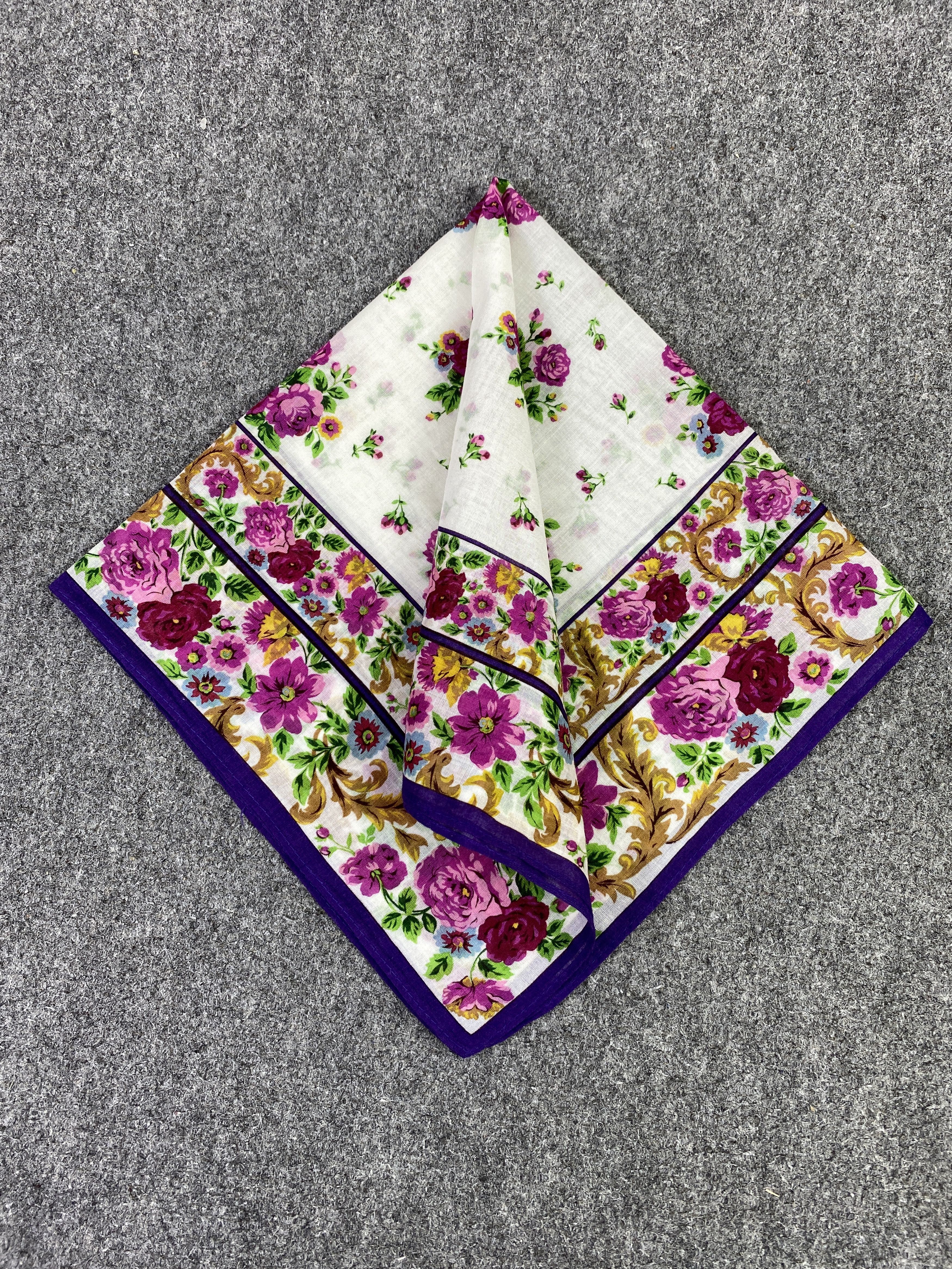 Kenzo Vintage Kenzo Flowers Handkerchief / Neckerchief KT0193 Size ONE SIZE - 3 Thumbnail