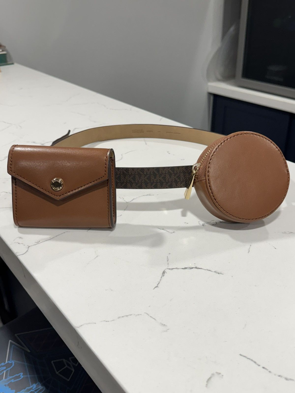 Michael Kors Michael Kors Mini Pouch Coin Purse Waist Belt Size ONE SIZE - 1 Thumbnail