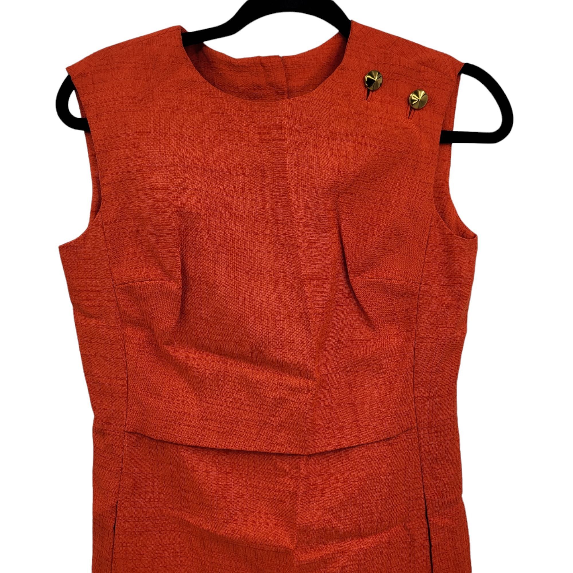 Vintage 70's Dress Sz S House Of Lords Handmade Hostess Sleeveless S Size S / US 4 / IT 40 - 6 Thumbnail