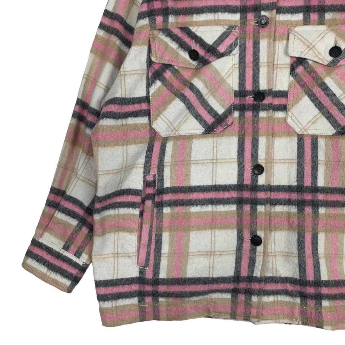 Zara ZARA CHECKED PLAID TARTAN PINK FLANNEL #0330-C15 Size XS / US 0-2 / IT 36-38 - 4 Thumbnail