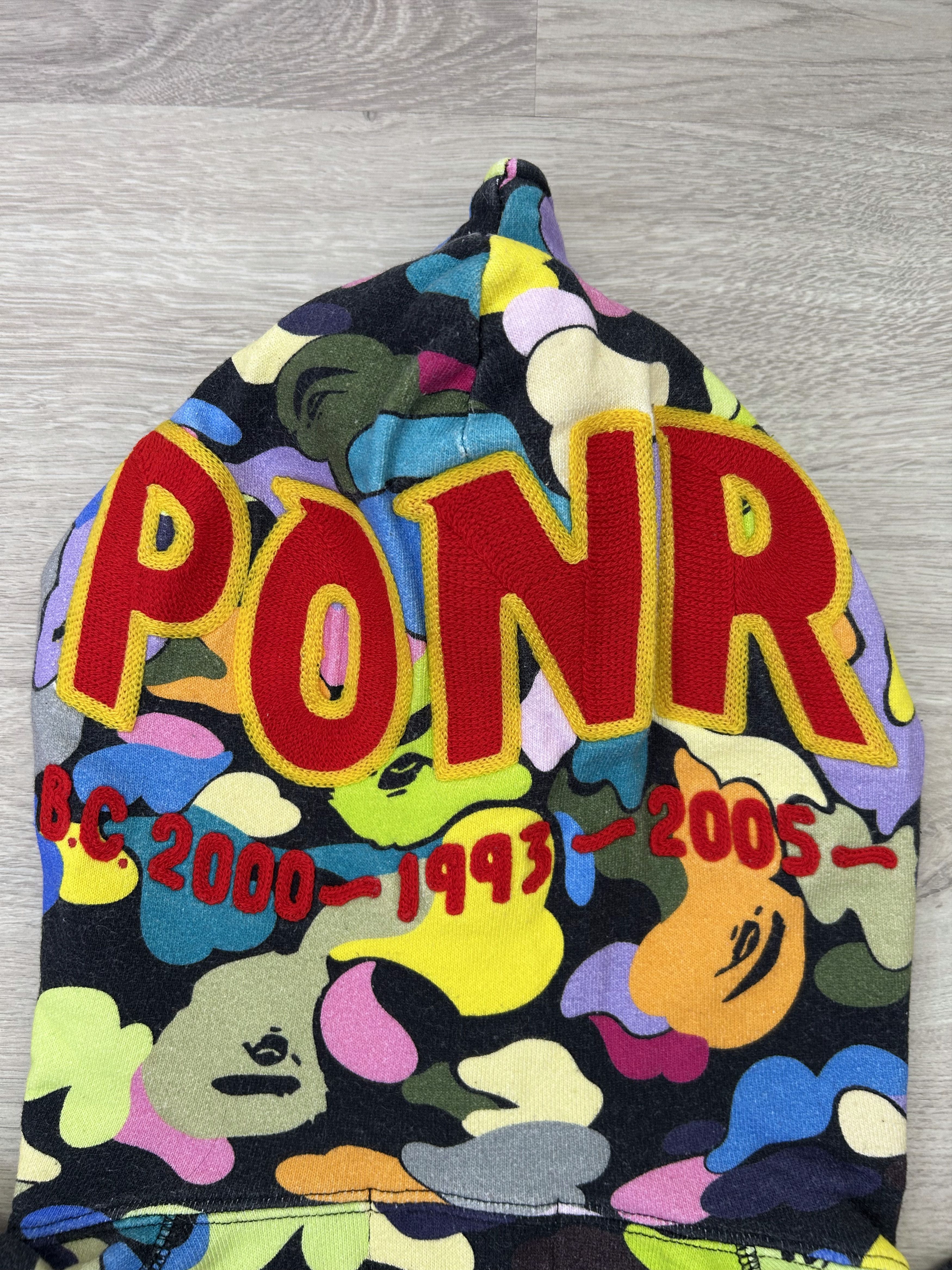 Bape Bape Multi Camo PONR Shark Full Zip Hoodie [Size M] Size US M / EU 48-50 / 2 - 11 Thumbnail