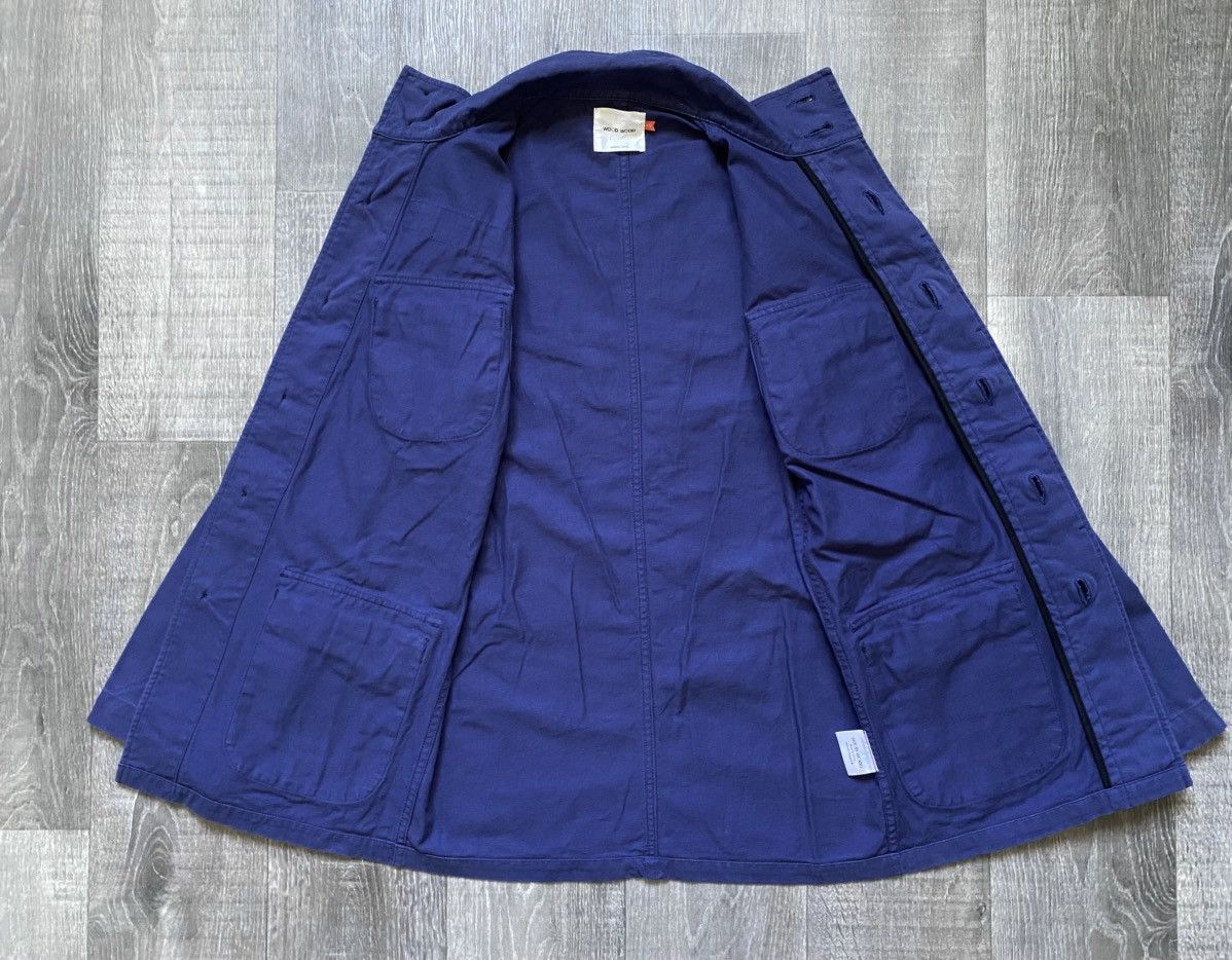 Wood Wood Unisex Wood Wood Blue M65 Field Jacket Parka Coat 4 Pocket Size US XS / EU 42 / 0 - 4 Thumbnail