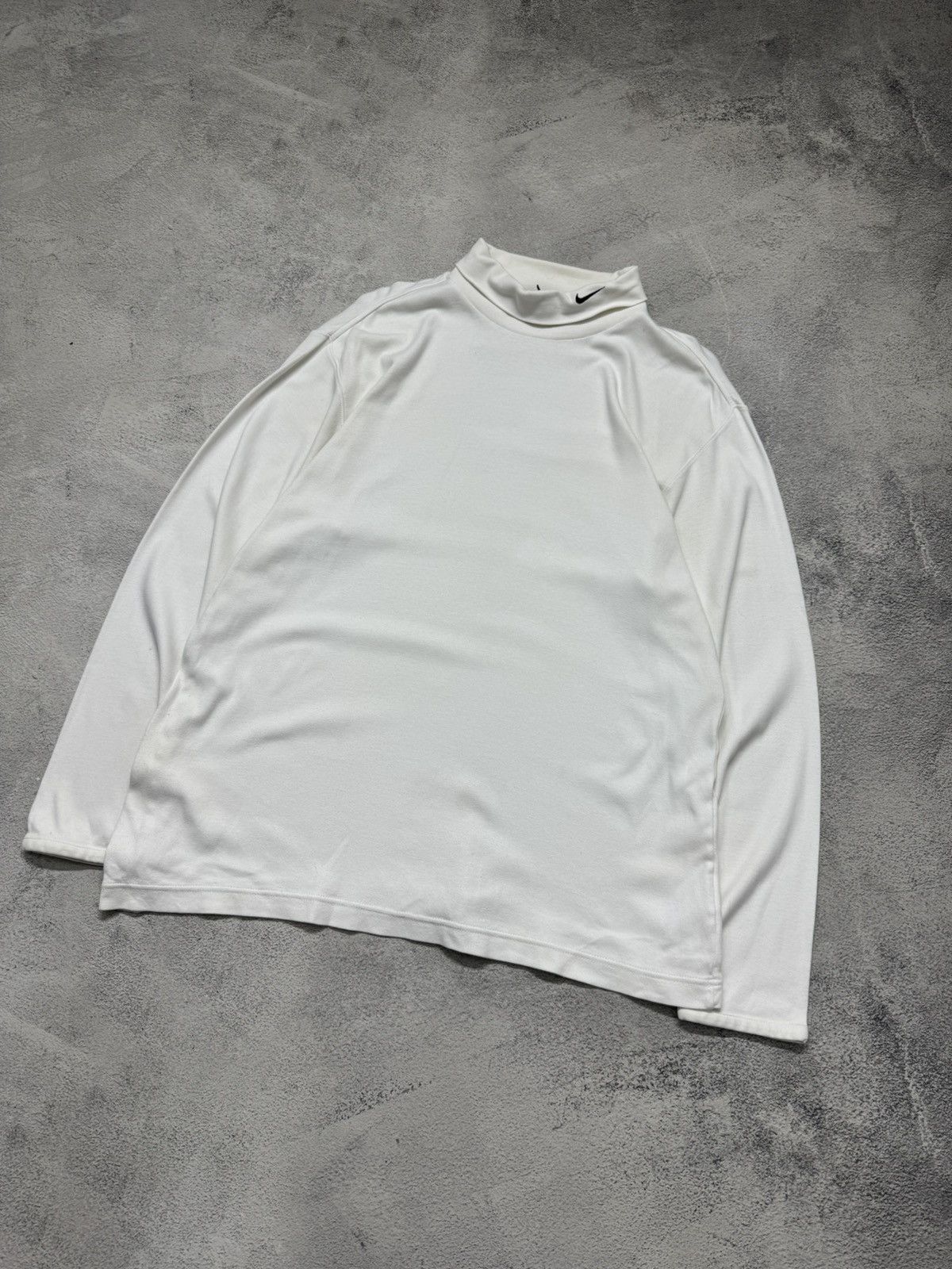 Nike Vintage Y2K Nike Long Sleeve Mini Swoosh 90’s Size US L / EU 52-54 / 3 - 1 Thumbnail