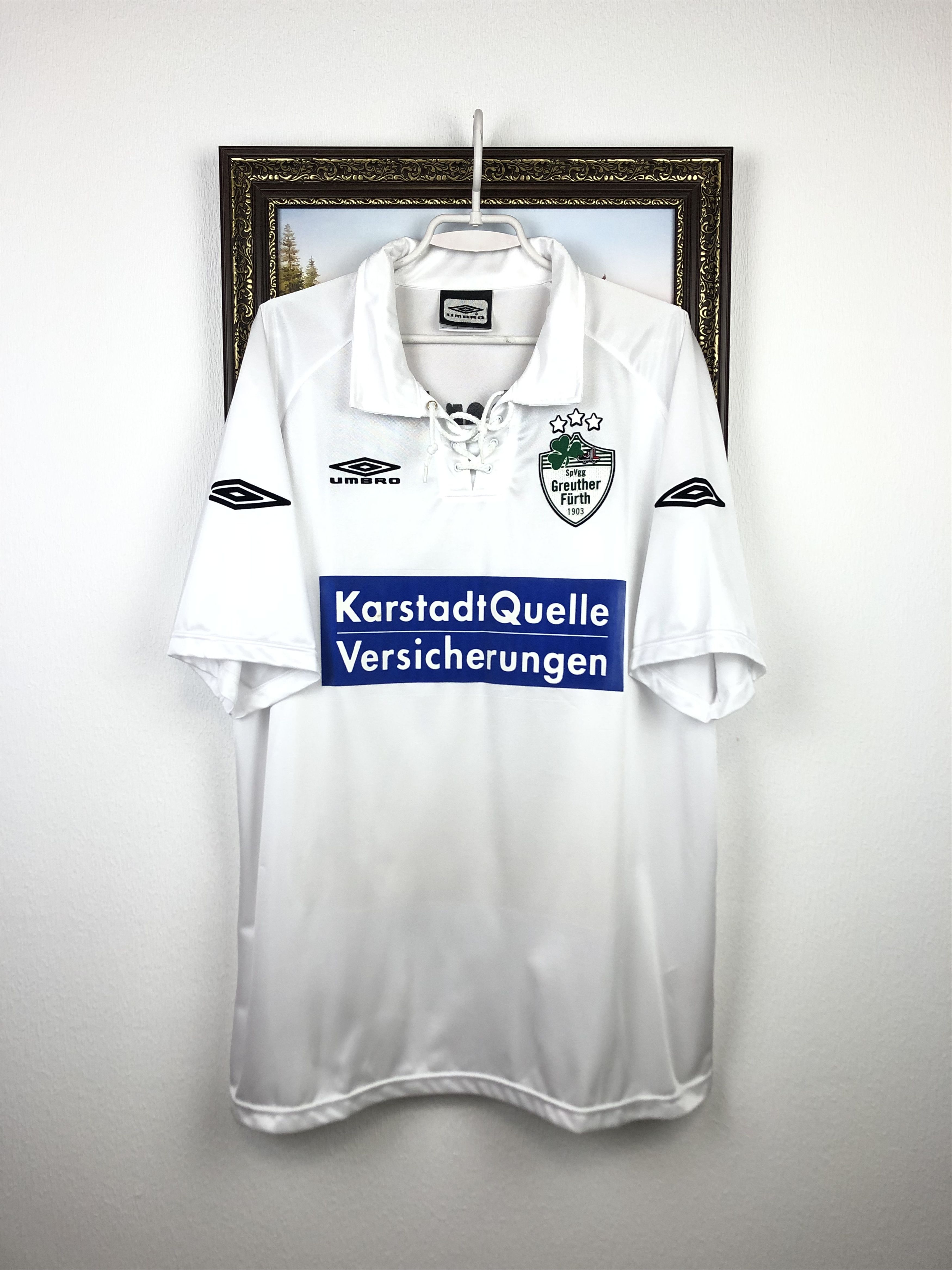 Umbro Greuther Furth football shirt 2003 Soccer Jersey Tee Hype Size US XXL / EU 58 / 5 - 1 Thumbnail
