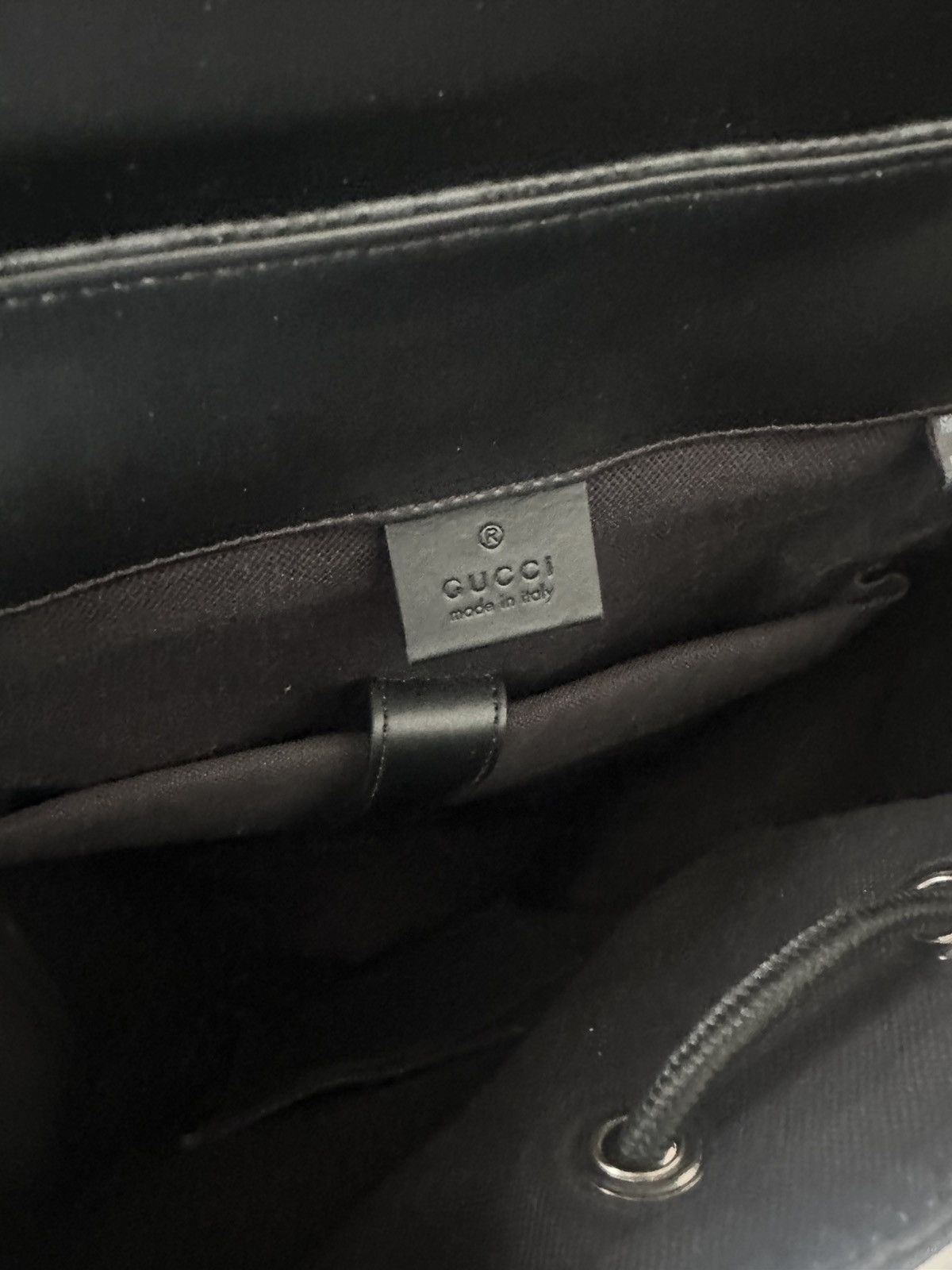 Gucci Gucci Black Supreme GG Monogram Backpack Size ONE SIZE - 8 Thumbnail
