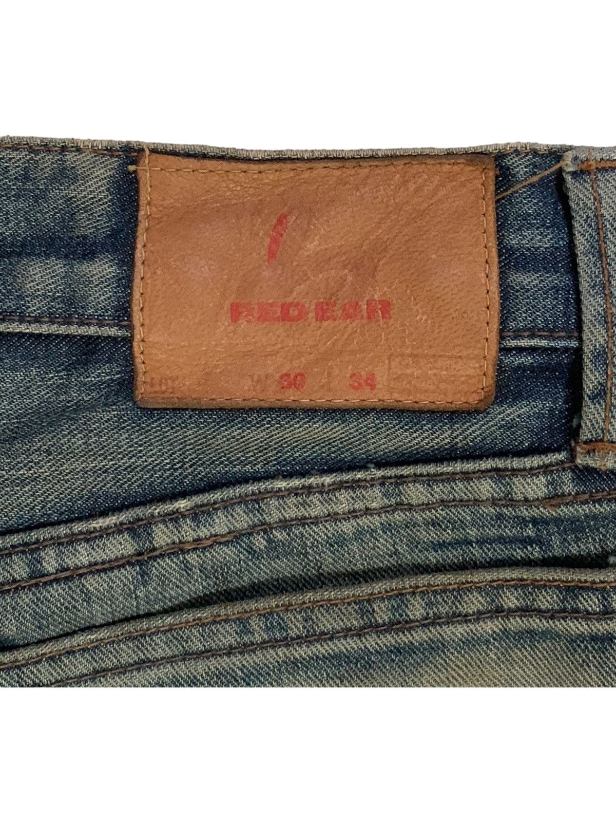Hypebeast Vintage Paul Smith Red Ear Selvedge Mud Wash Rip Baggy Jeans Size US 31 - 12 Thumbnail