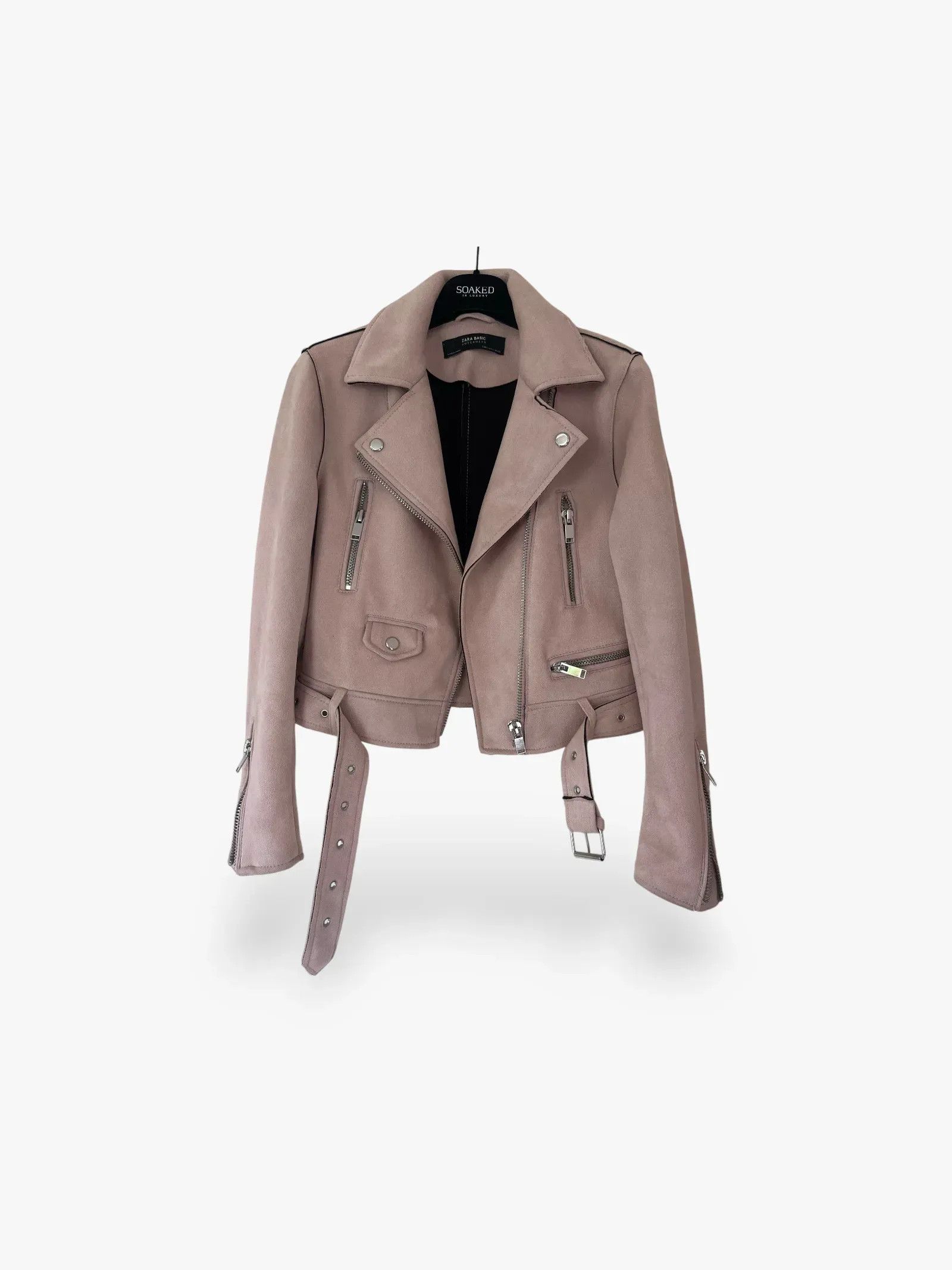 Zara Zara Leather Jacket Size S / US 4 / IT 40 - 1 Thumbnail