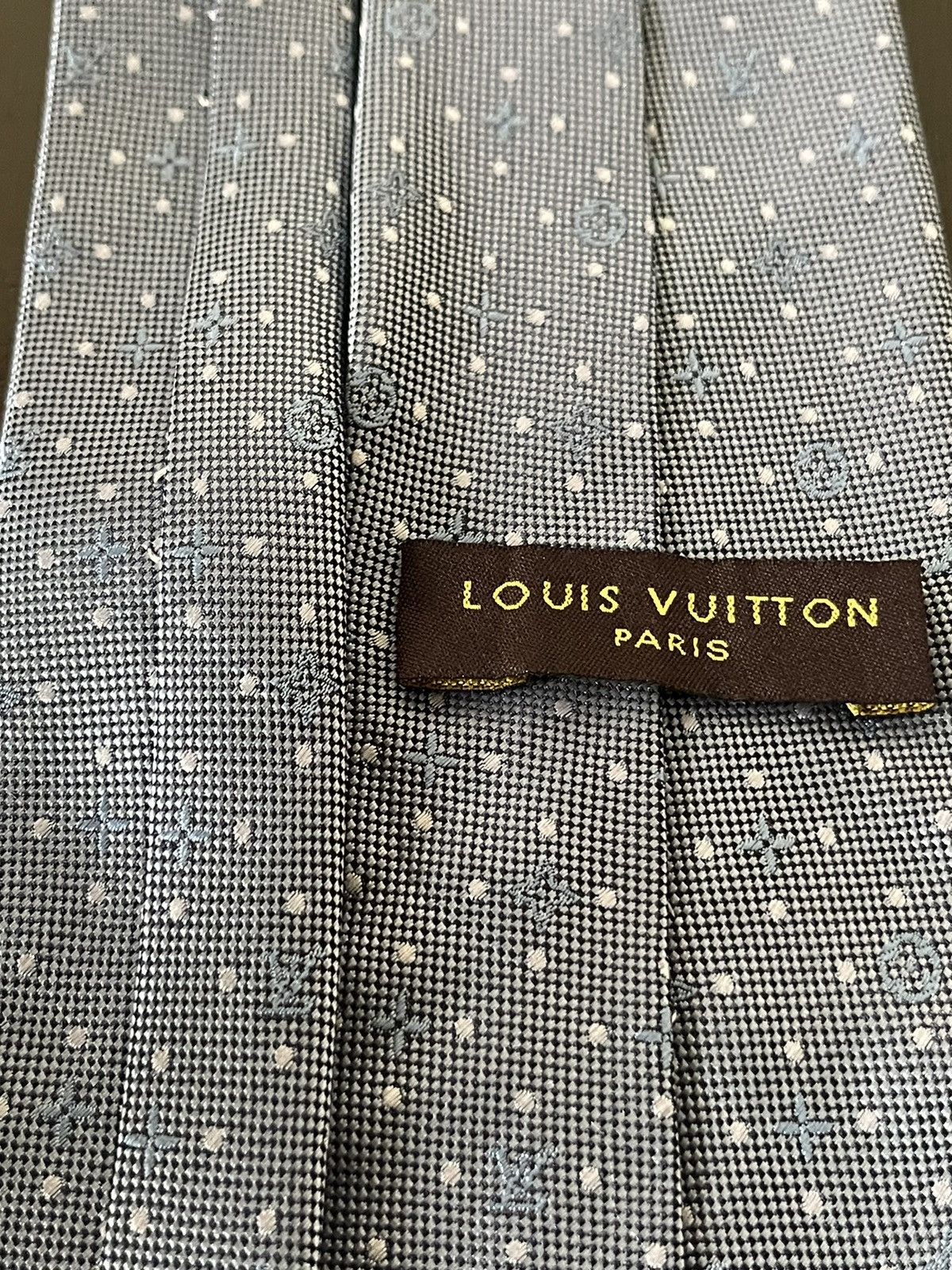 Louis Vuitton Louis Vuitton Monogram Silk Tie Size ONE SIZE - 5 Thumbnail