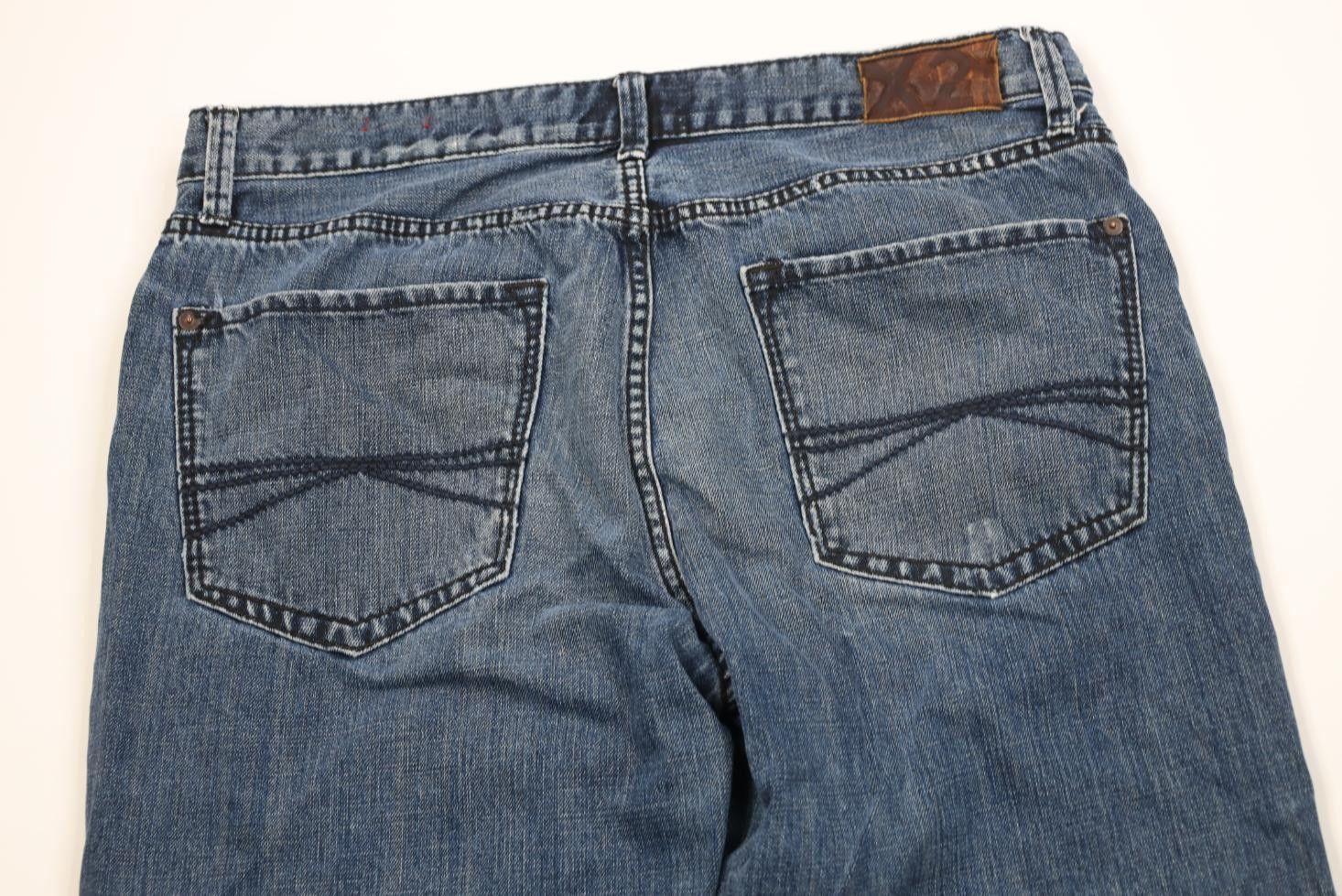 Express Vintage Y2K Express X2 Rise Boot Cut Wide Leg Denim Jeans Size US 36 / EU 52 - 14 Thumbnail
