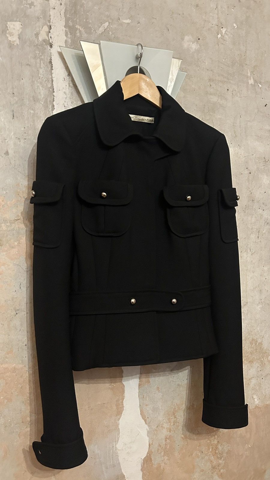 Balenciaga FW05 Military Jacket by Nicolas Ghesquière Size US XS / EU 42 / 0 - 2 Thumbnail